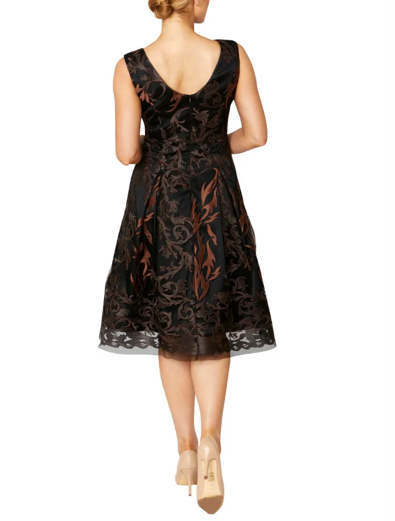 Ophelia A-Line Dress - Bronze