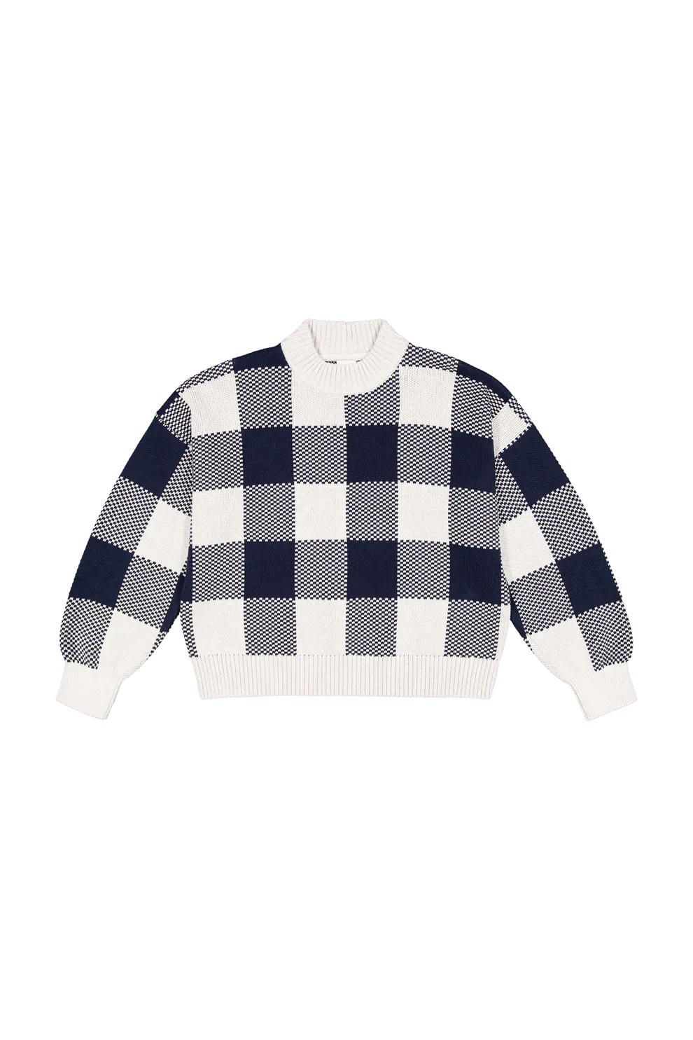 Otti Jumper - Navy Check