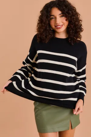 Oversized Stripe Sweater