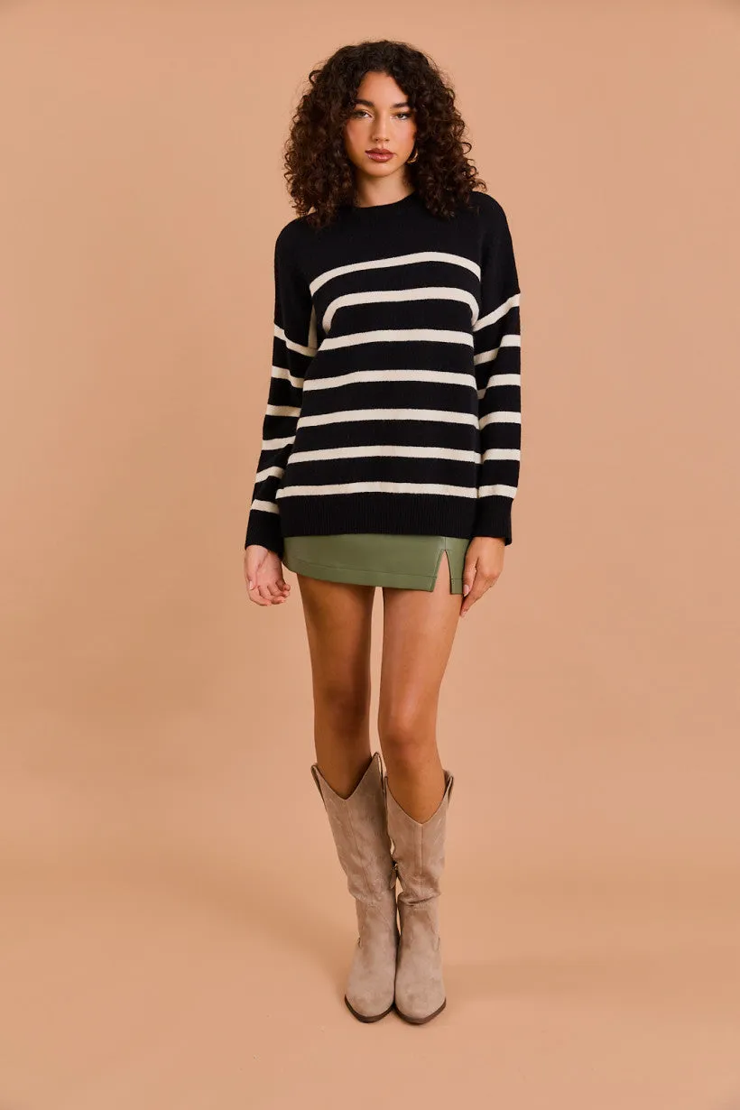 Oversized Stripe Sweater