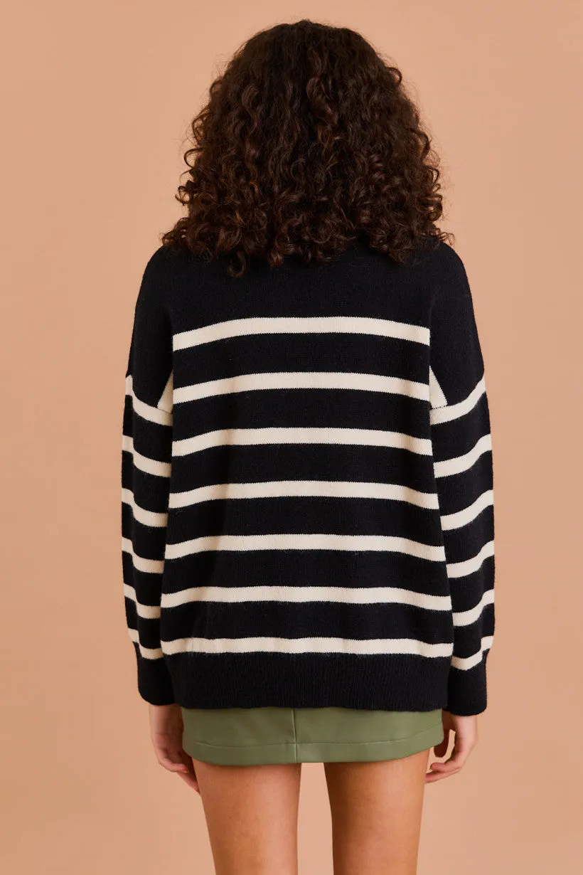 Oversized Stripe Sweater
