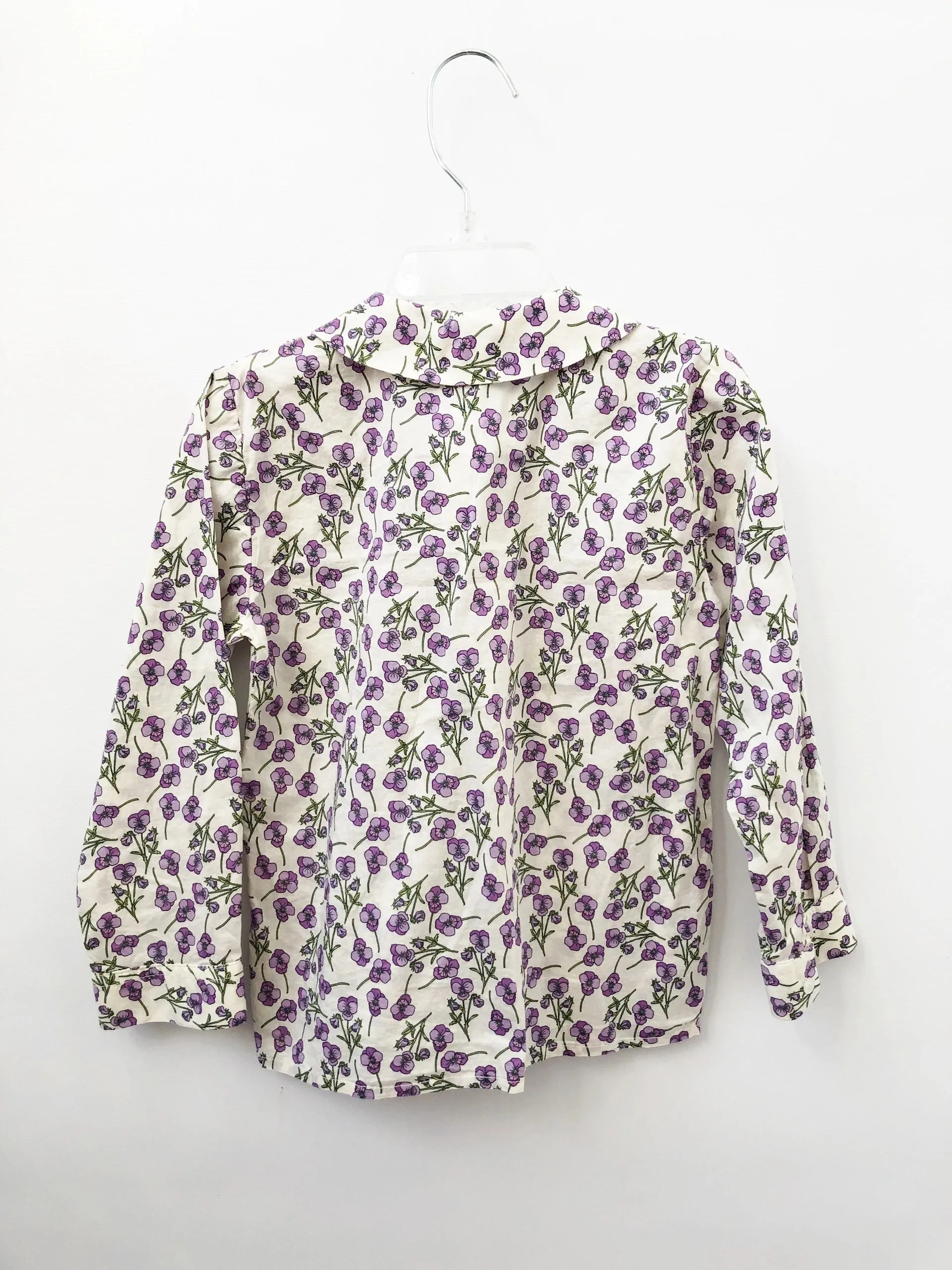 Papo d'Anjo Floral Blouse Size 4