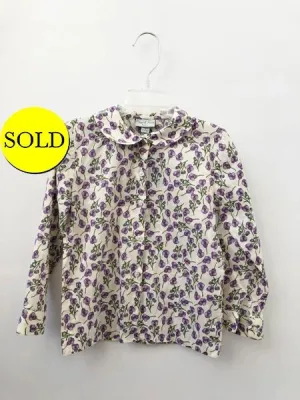 Papo d'Anjo Floral Blouse Size 4
