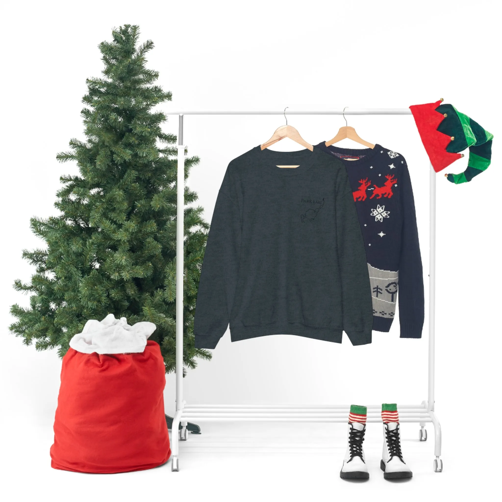 Park Lake Plain Unisex Heavy Blend™ Crewneck Sweatshirt