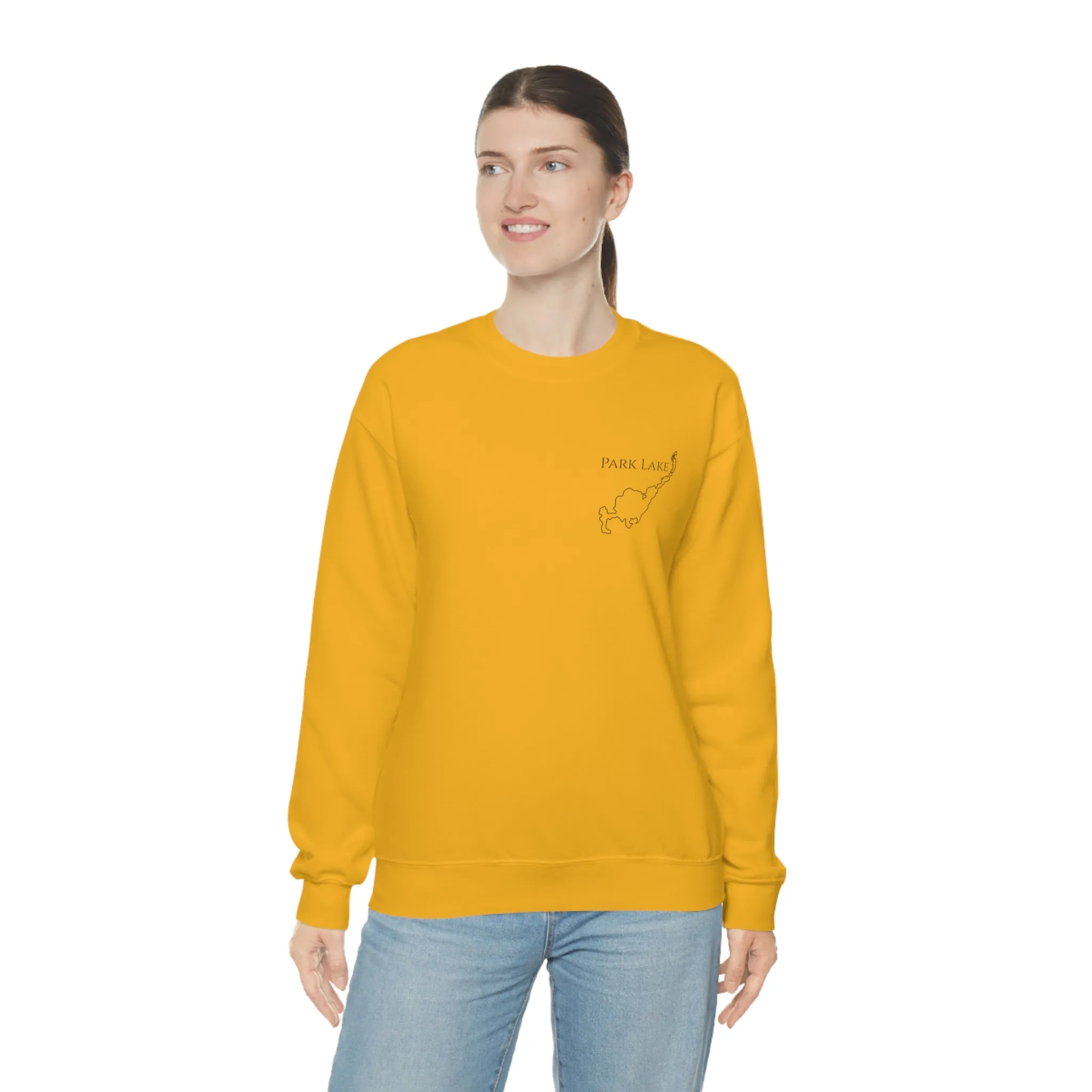 Park Lake Plain Unisex Heavy Blend™ Crewneck Sweatshirt