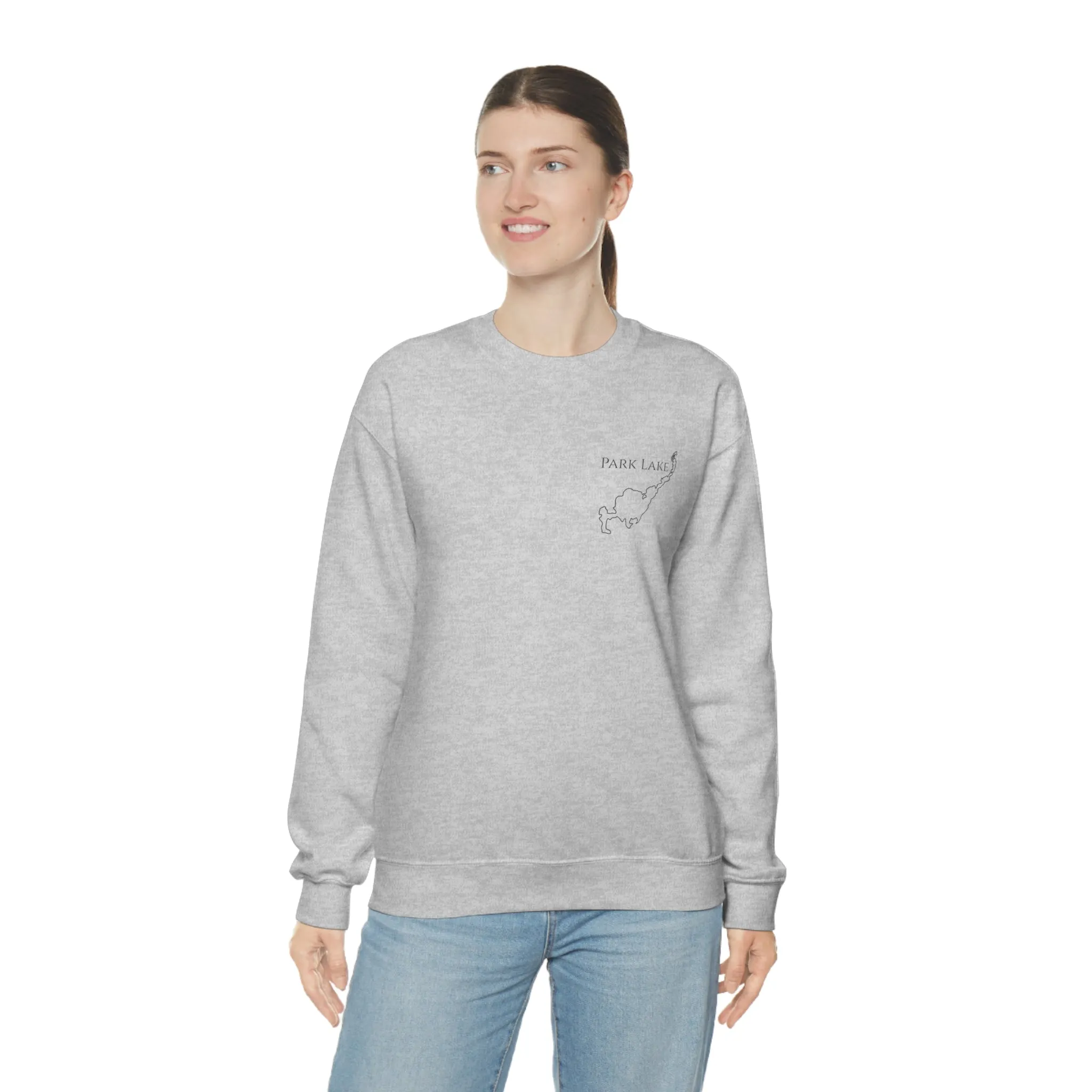 Park Lake Plain Unisex Heavy Blend™ Crewneck Sweatshirt