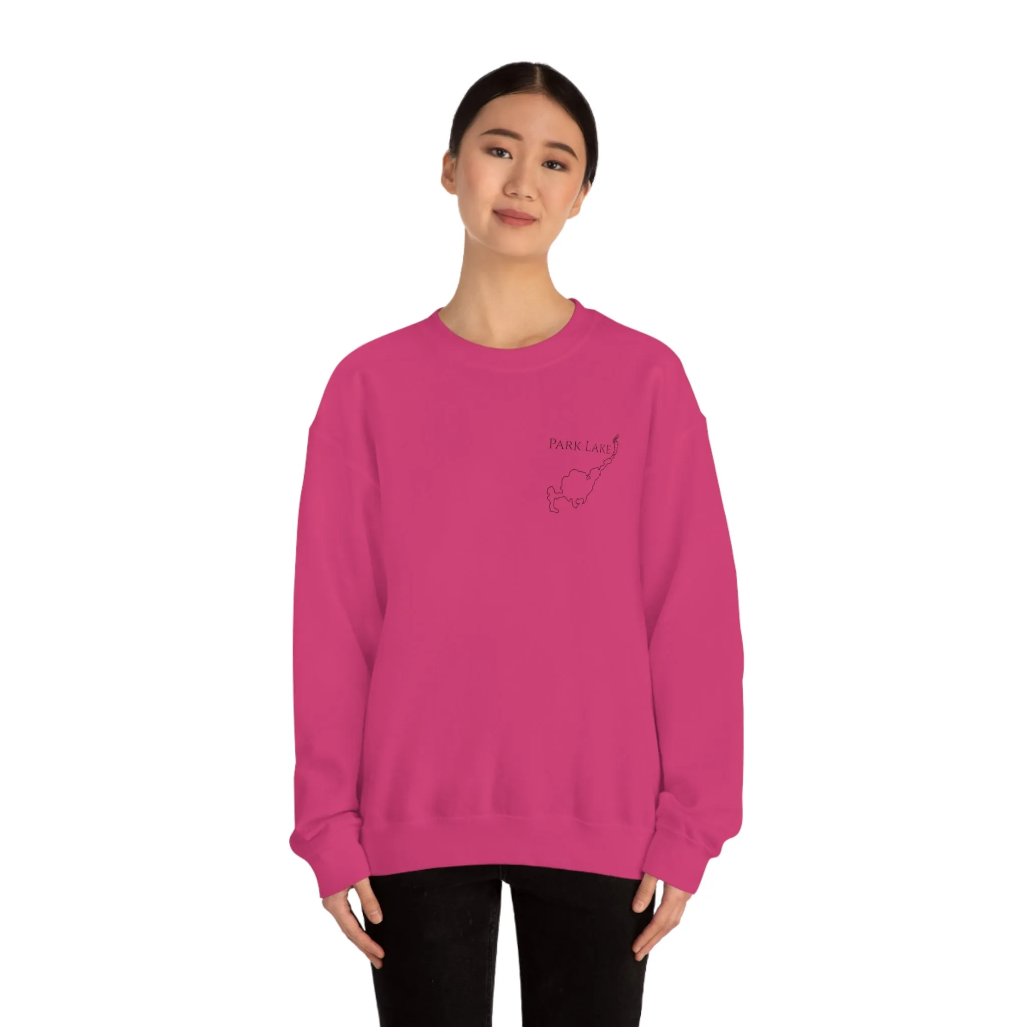 Park Lake Plain Unisex Heavy Blend™ Crewneck Sweatshirt