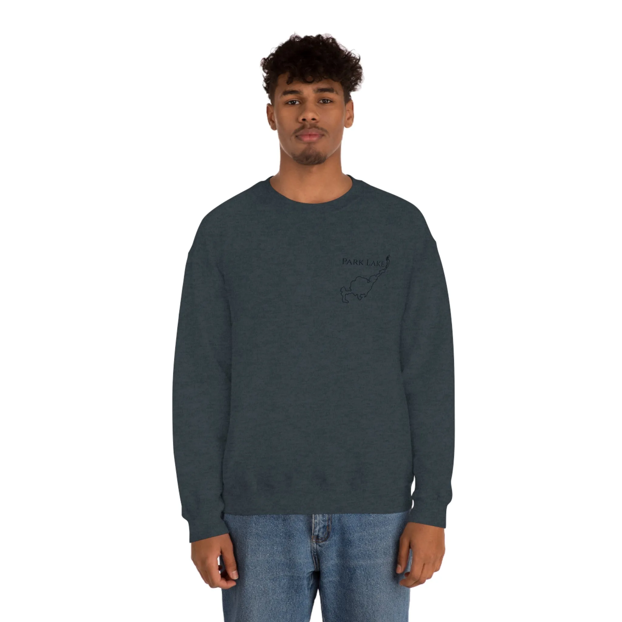 Park Lake Plain Unisex Heavy Blend™ Crewneck Sweatshirt