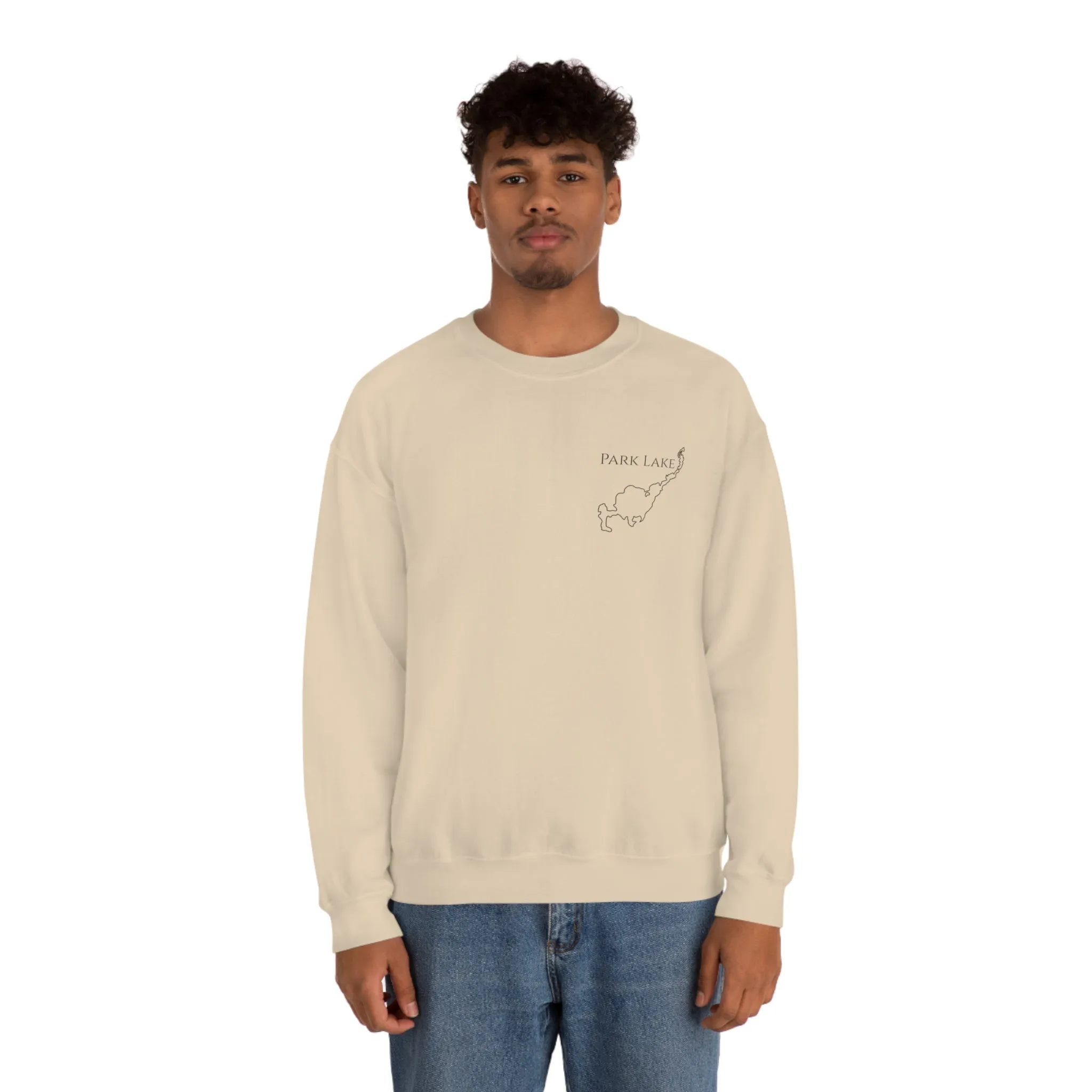 Park Lake Plain Unisex Heavy Blend™ Crewneck Sweatshirt