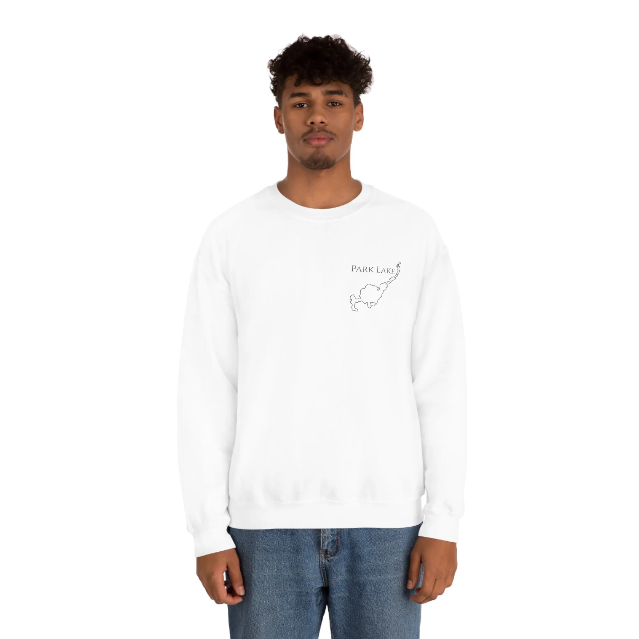 Park Lake Plain Unisex Heavy Blend™ Crewneck Sweatshirt