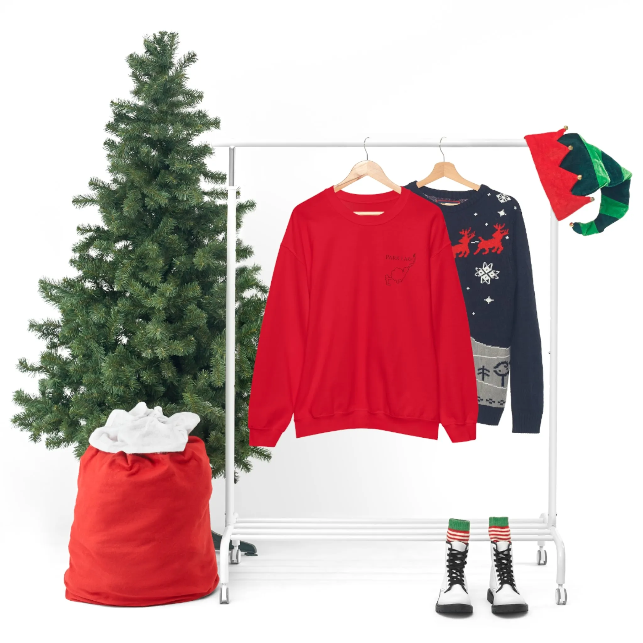 Park Lake Plain Unisex Heavy Blend™ Crewneck Sweatshirt