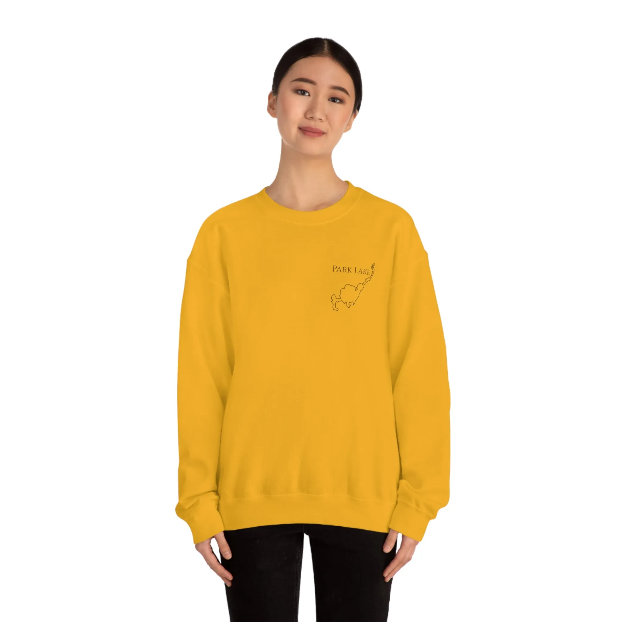 Park Lake Plain Unisex Heavy Blend™ Crewneck Sweatshirt