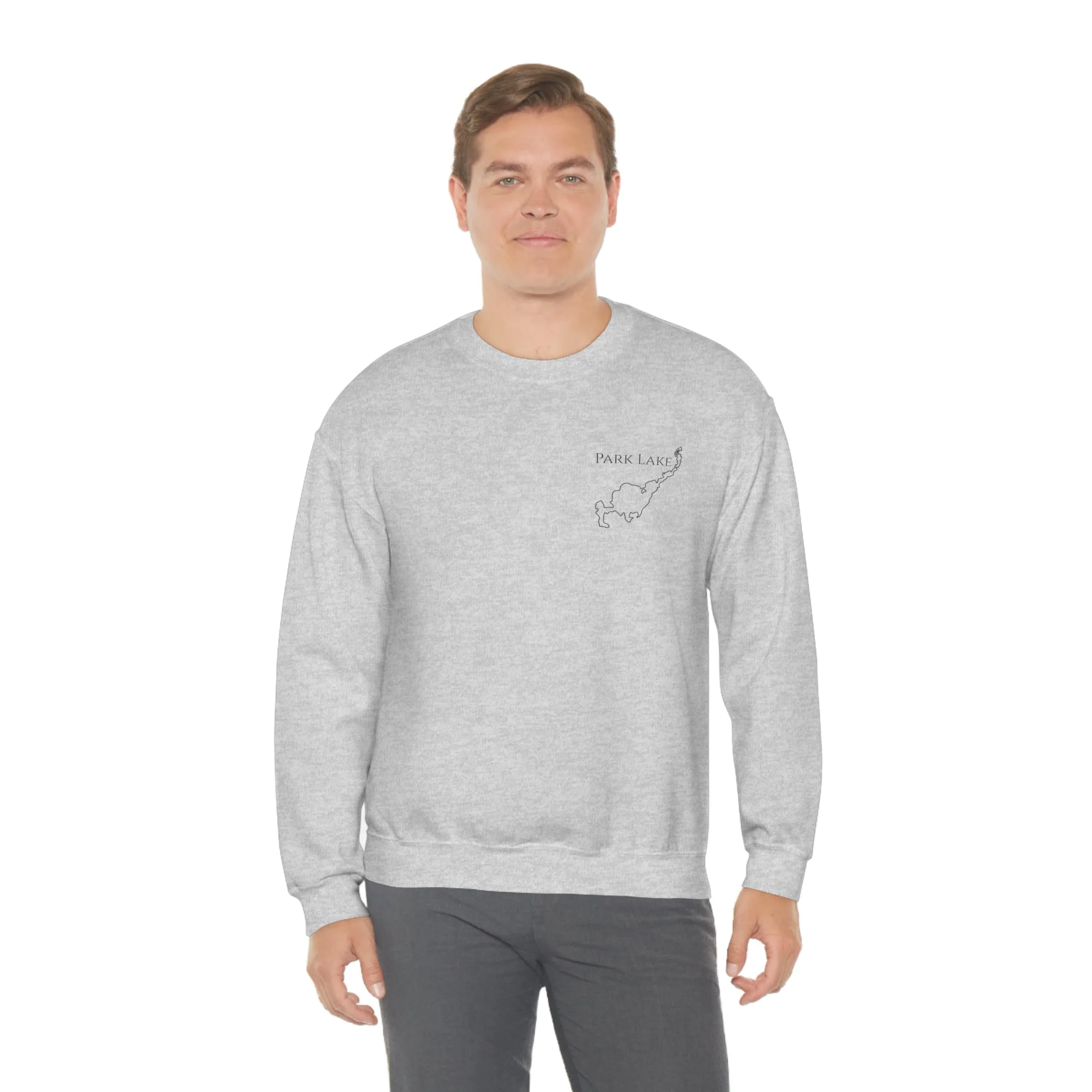 Park Lake Plain Unisex Heavy Blend™ Crewneck Sweatshirt