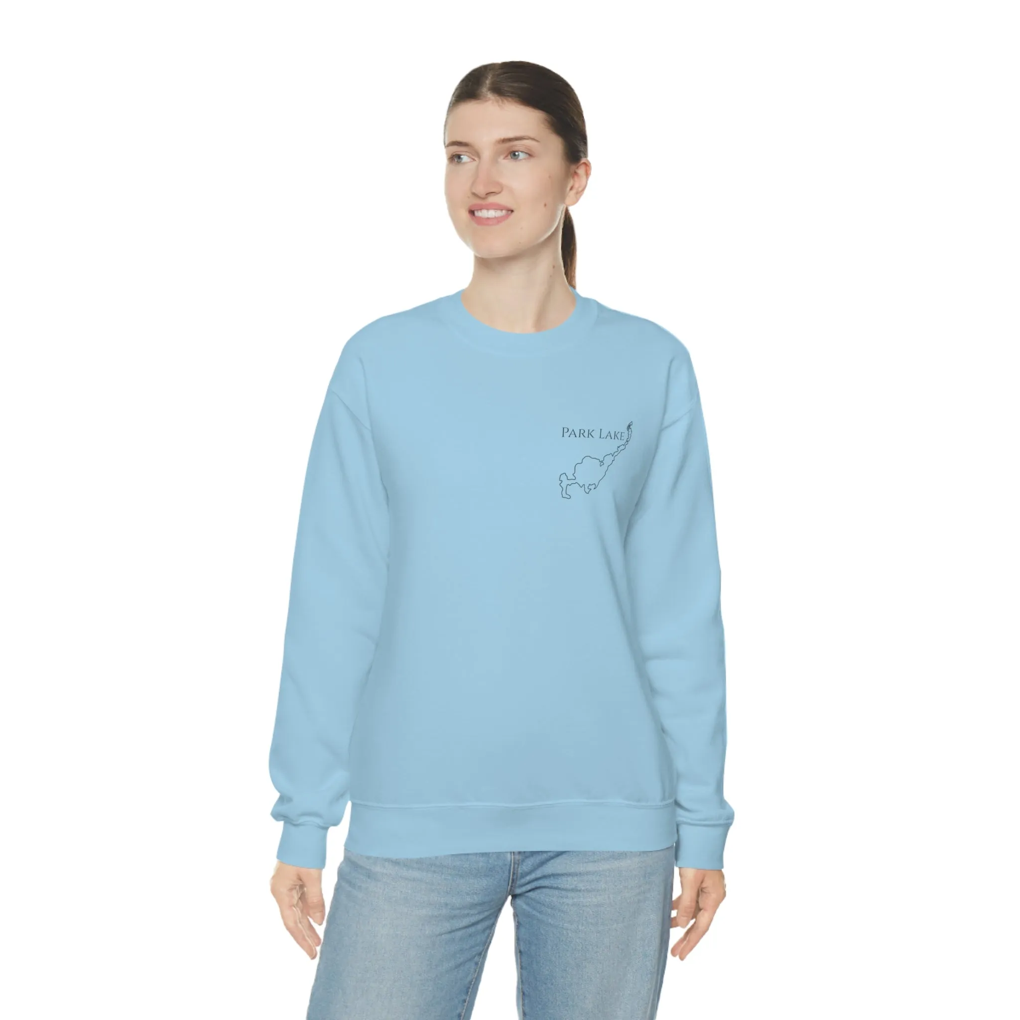 Park Lake Plain Unisex Heavy Blend™ Crewneck Sweatshirt