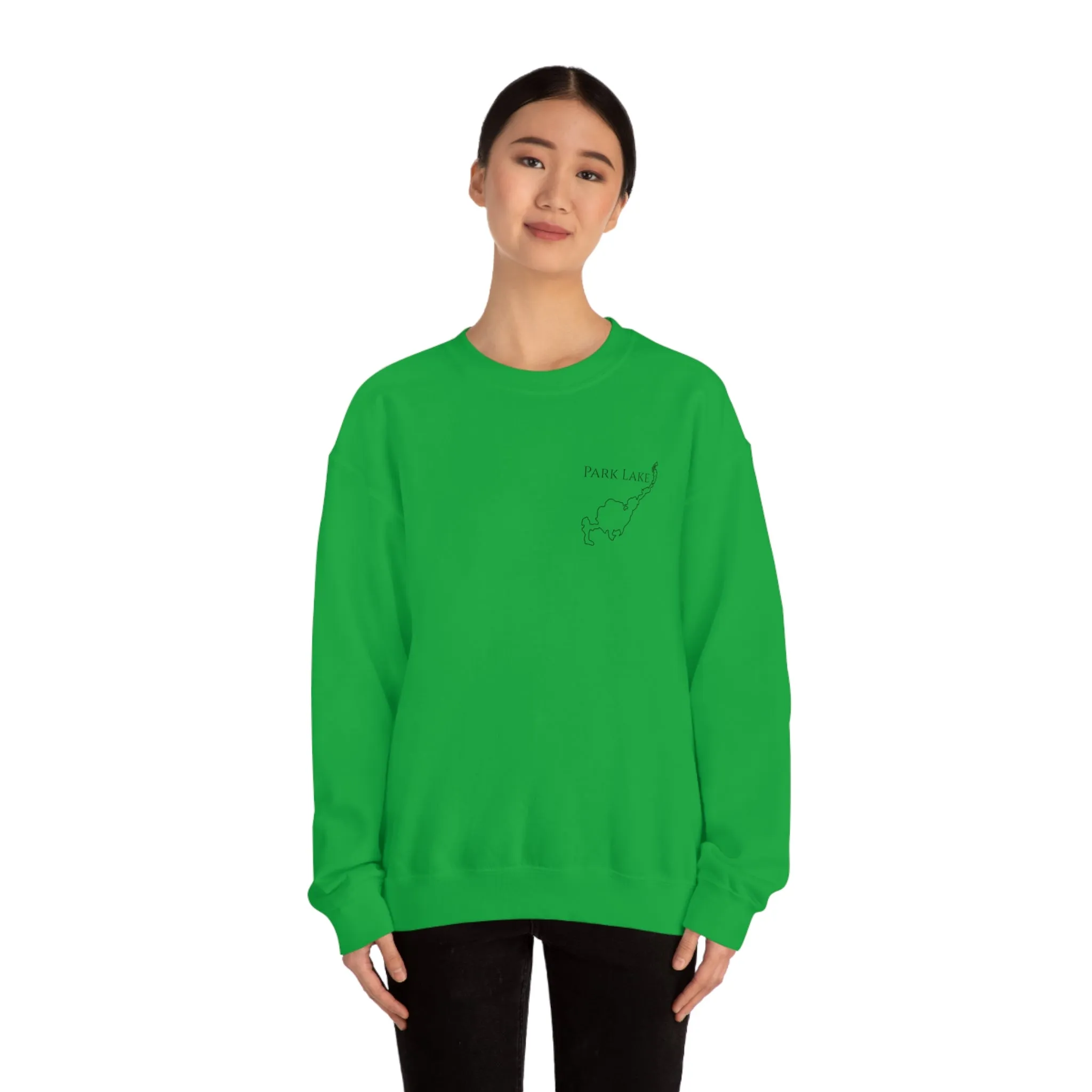 Park Lake Plain Unisex Heavy Blend™ Crewneck Sweatshirt