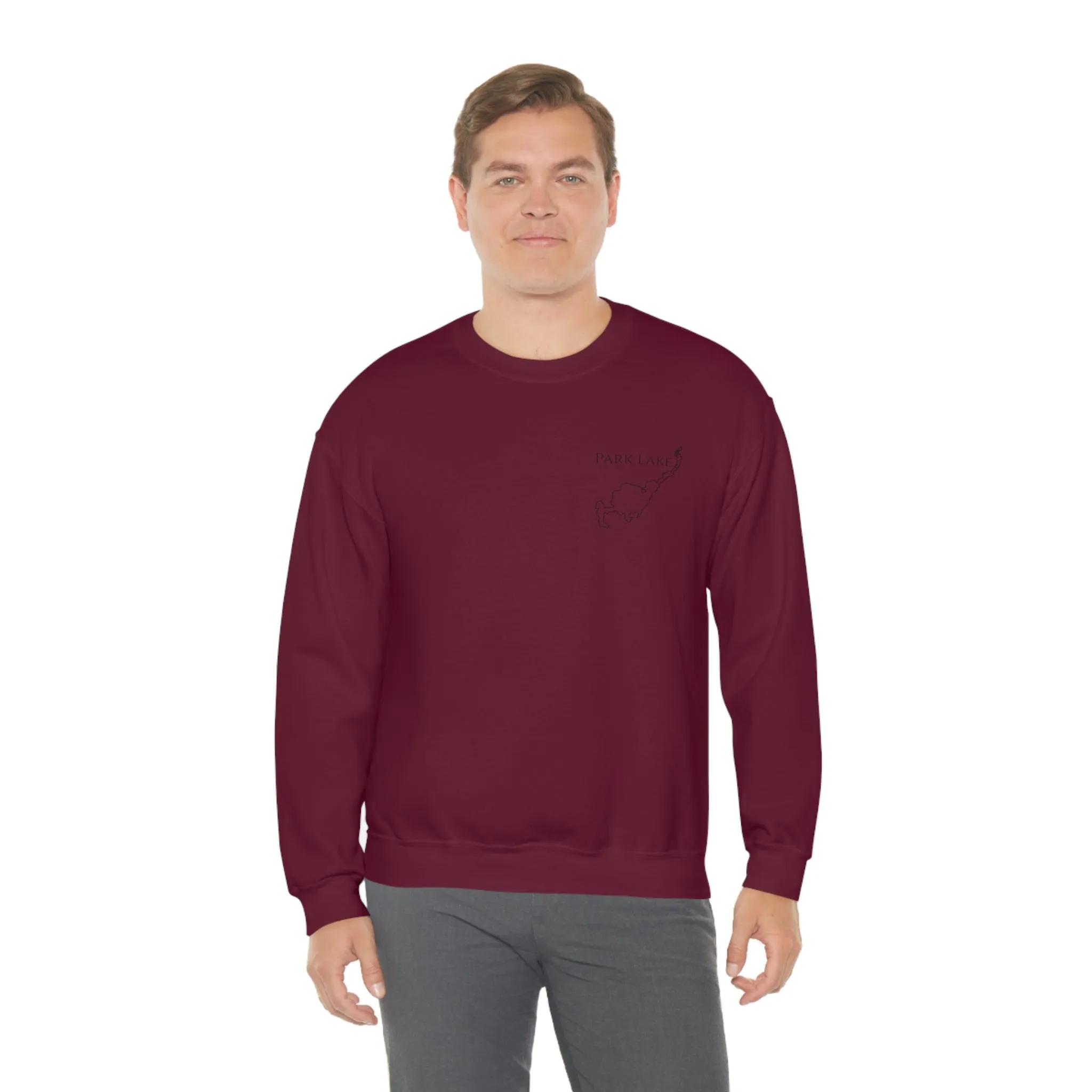 Park Lake Plain Unisex Heavy Blend™ Crewneck Sweatshirt