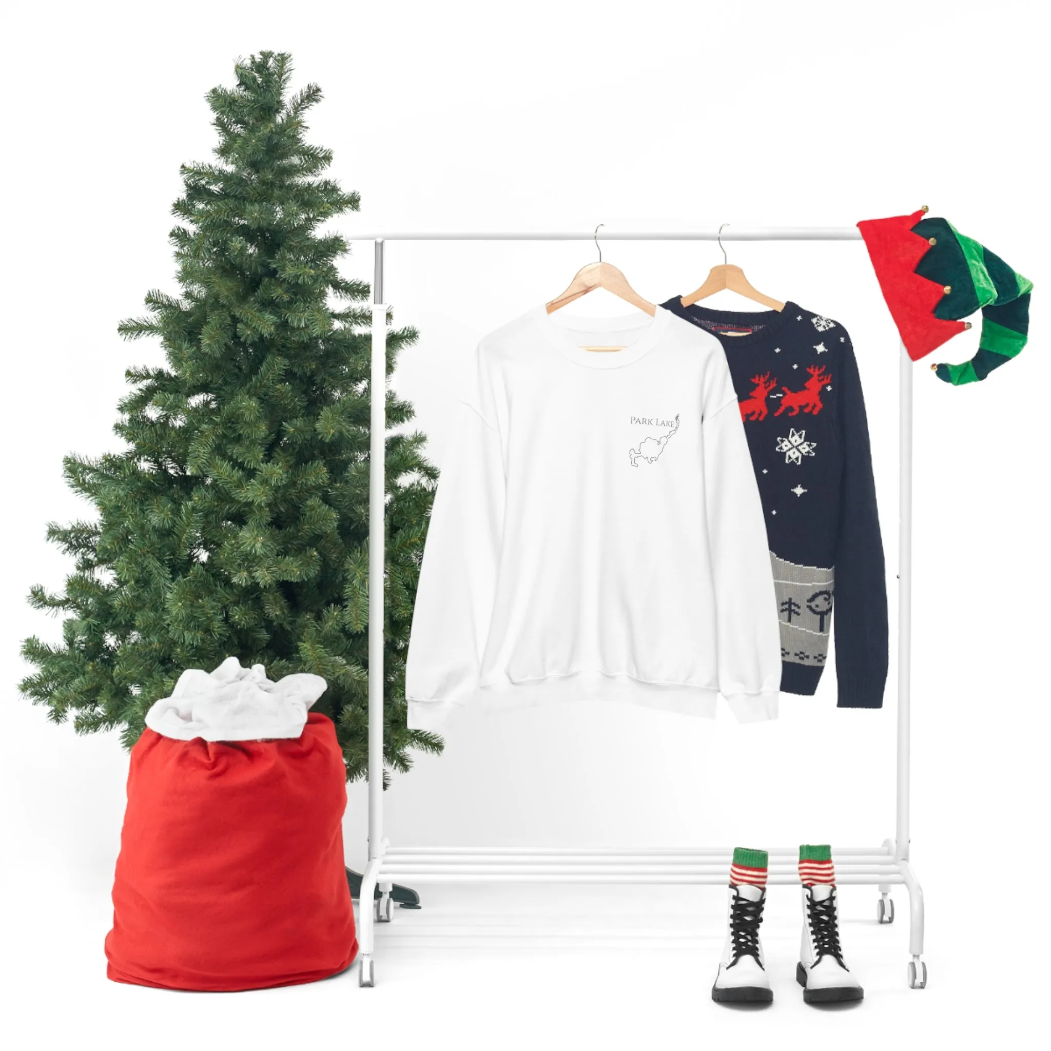 Park Lake Plain Unisex Heavy Blend™ Crewneck Sweatshirt