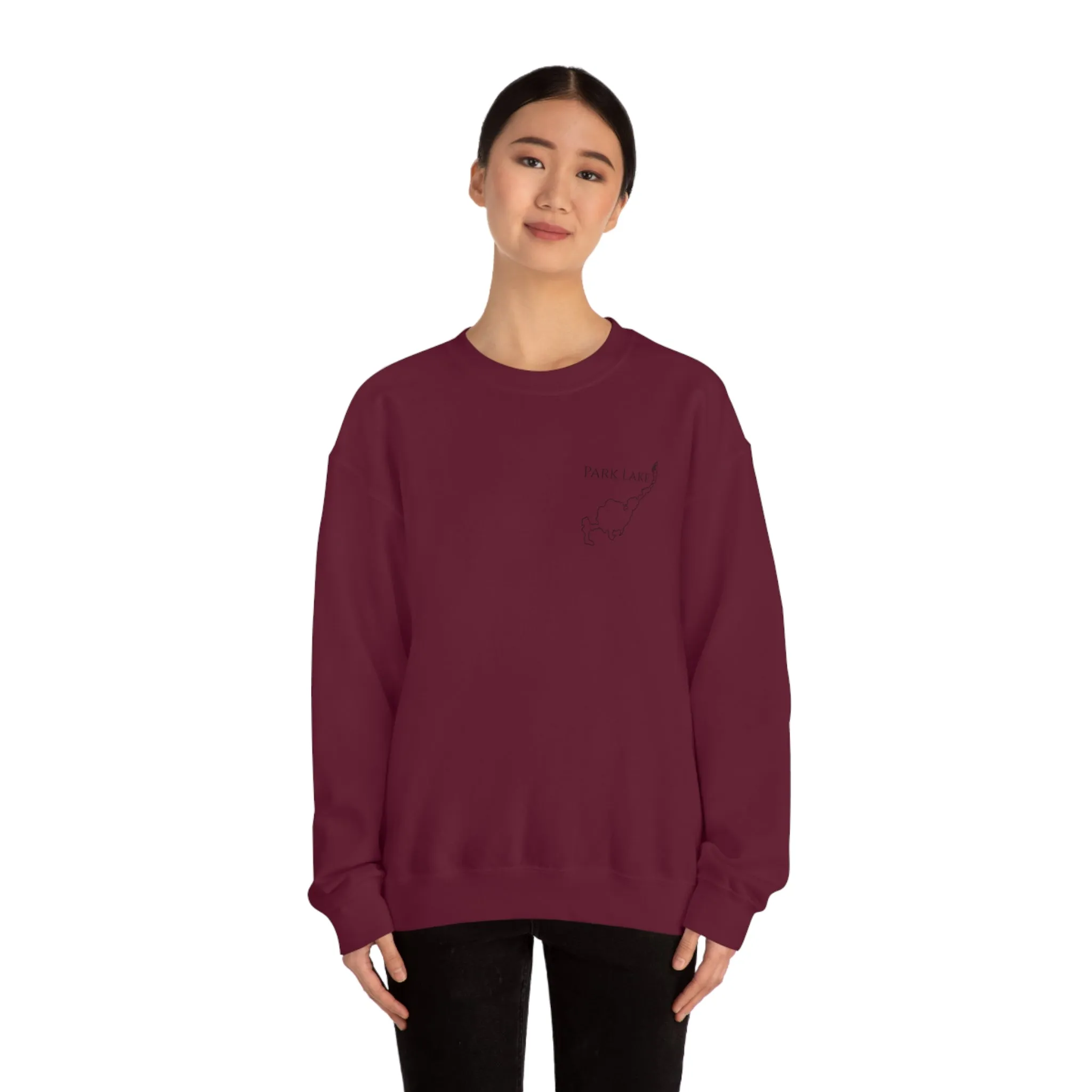 Park Lake Plain Unisex Heavy Blend™ Crewneck Sweatshirt