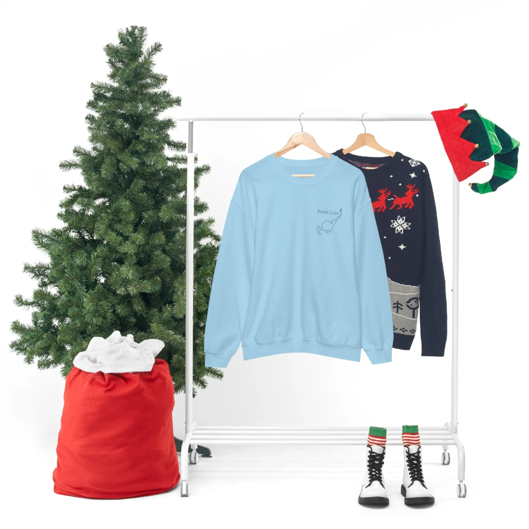 Park Lake Plain Unisex Heavy Blend™ Crewneck Sweatshirt
