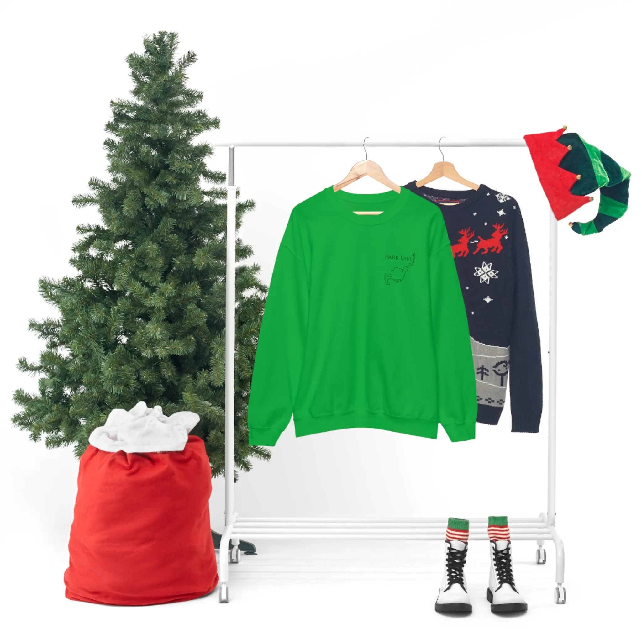 Park Lake Plain Unisex Heavy Blend™ Crewneck Sweatshirt