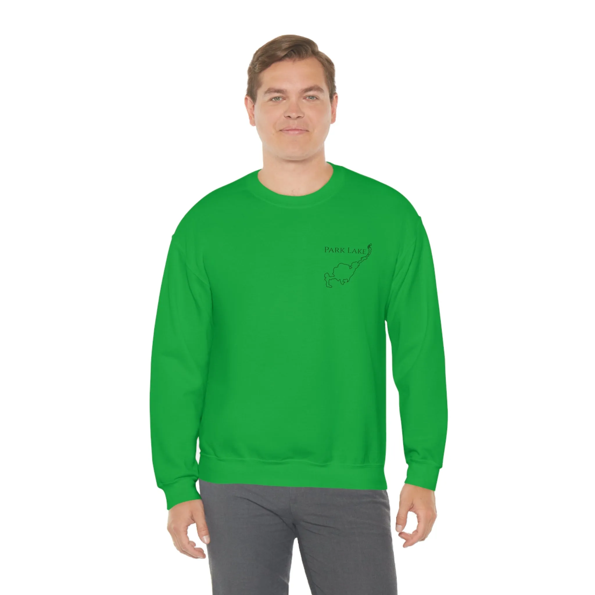 Park Lake Plain Unisex Heavy Blend™ Crewneck Sweatshirt