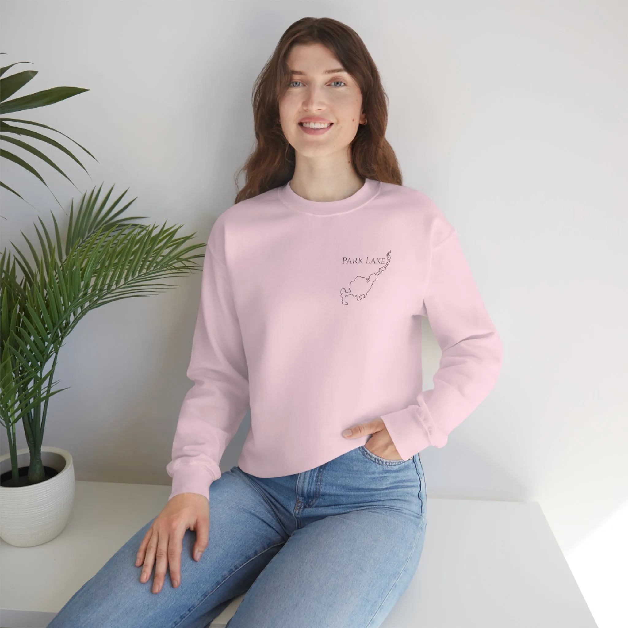 Park Lake Plain Unisex Heavy Blend™ Crewneck Sweatshirt