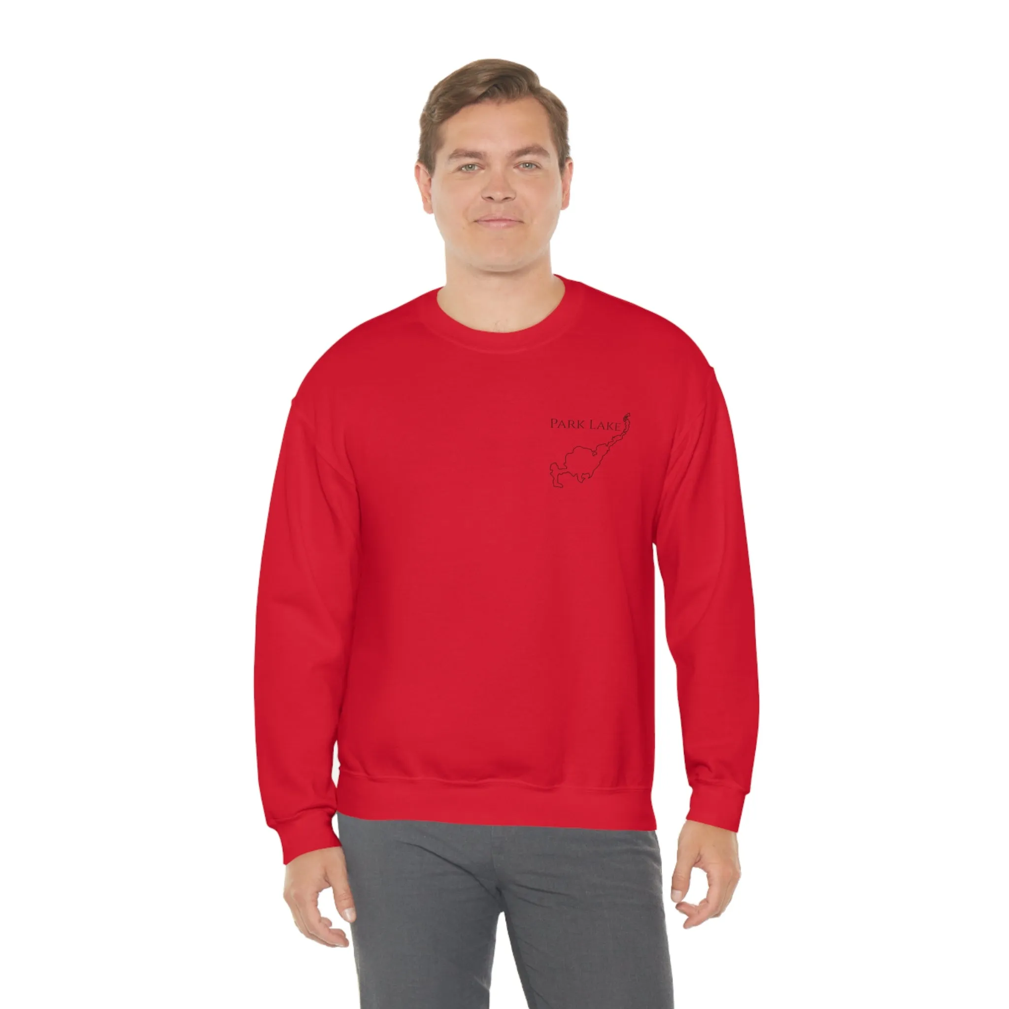 Park Lake Plain Unisex Heavy Blend™ Crewneck Sweatshirt