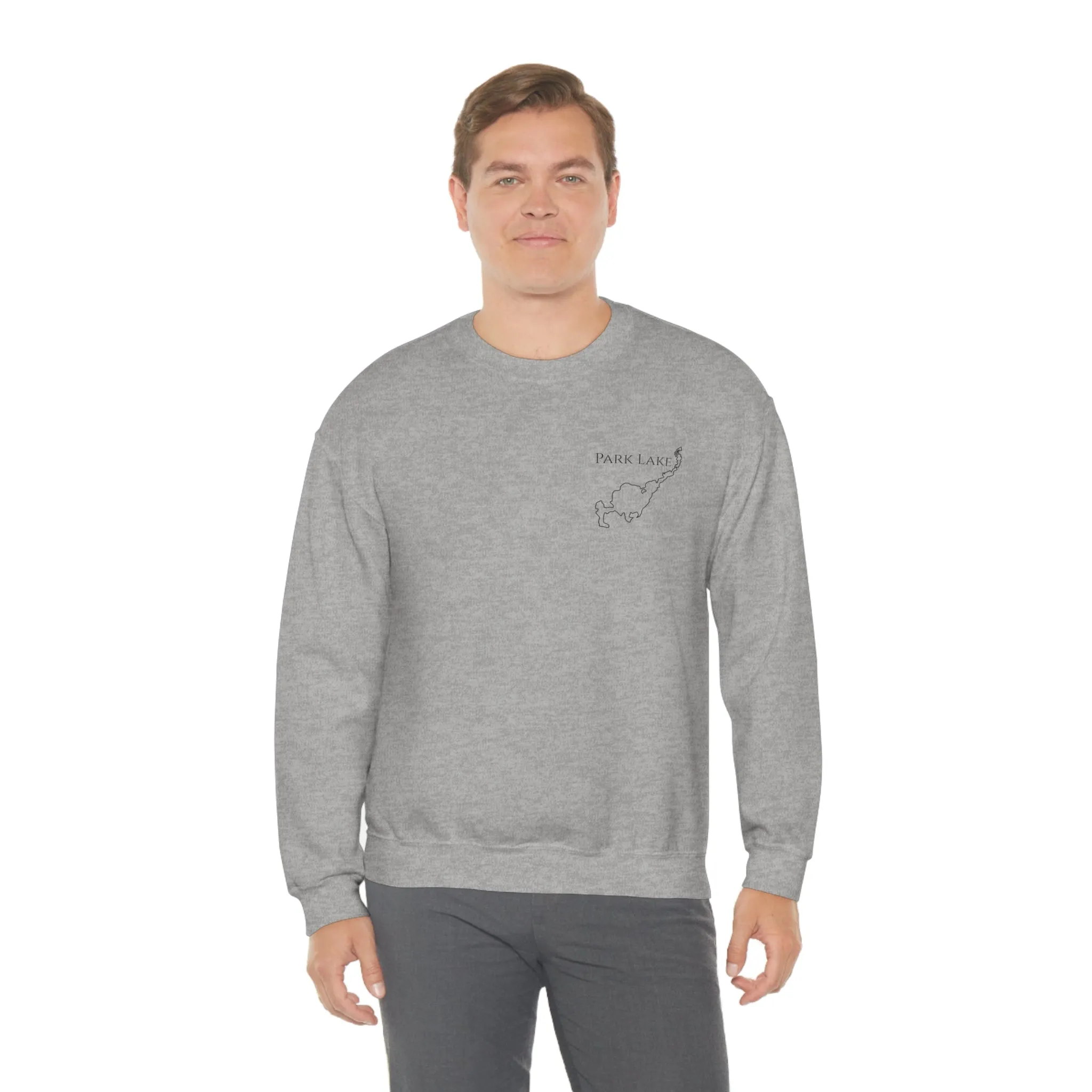 Park Lake Plain Unisex Heavy Blend™ Crewneck Sweatshirt