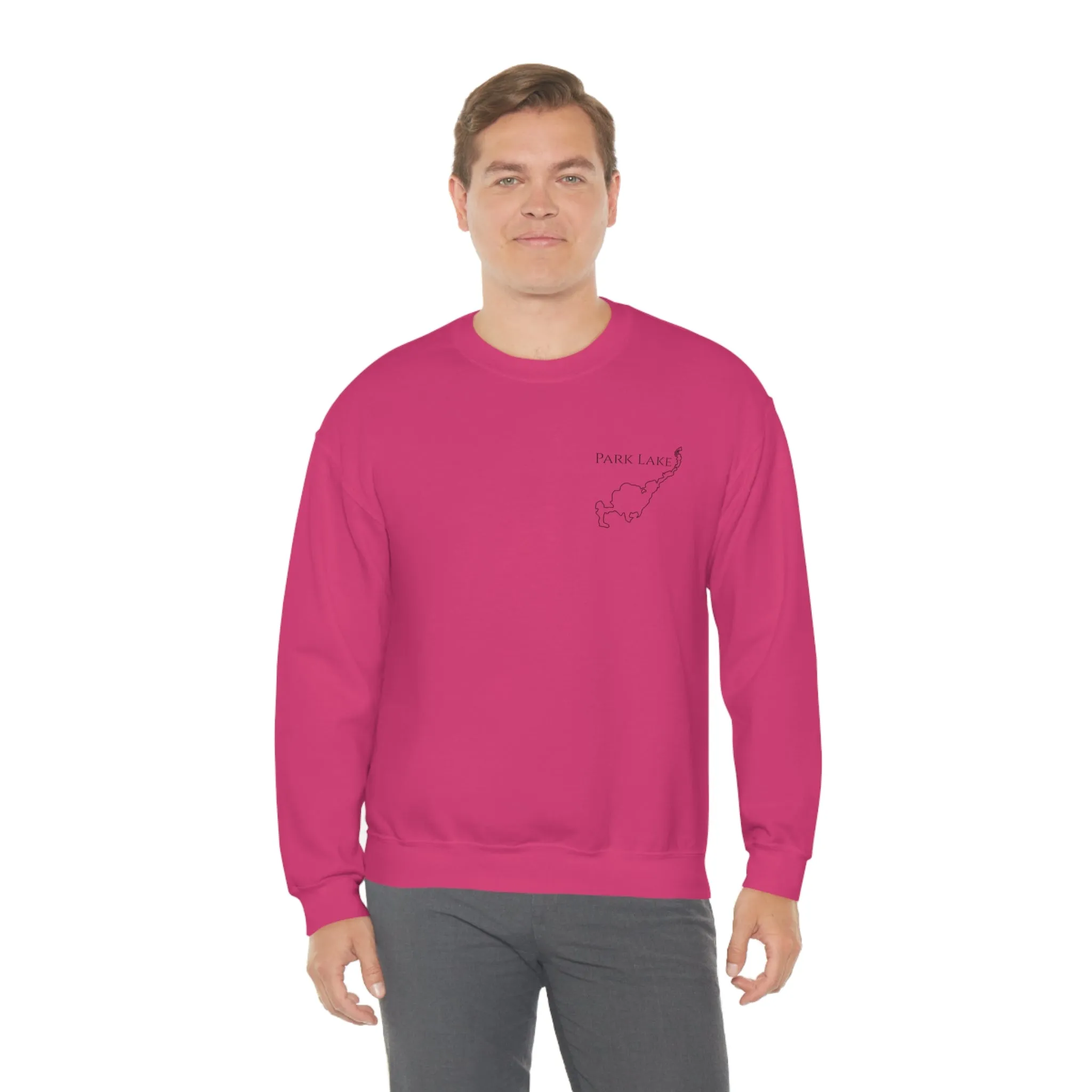 Park Lake Plain Unisex Heavy Blend™ Crewneck Sweatshirt