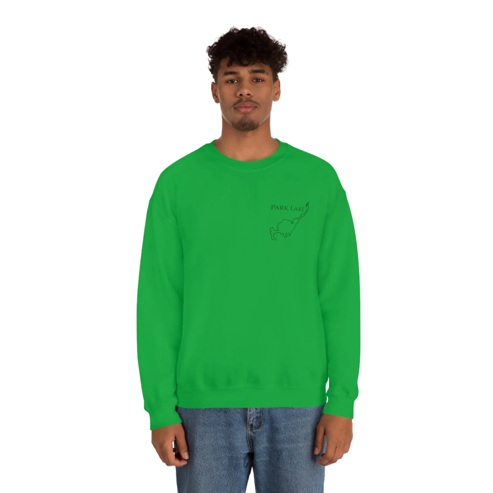 Park Lake Plain Unisex Heavy Blend™ Crewneck Sweatshirt
