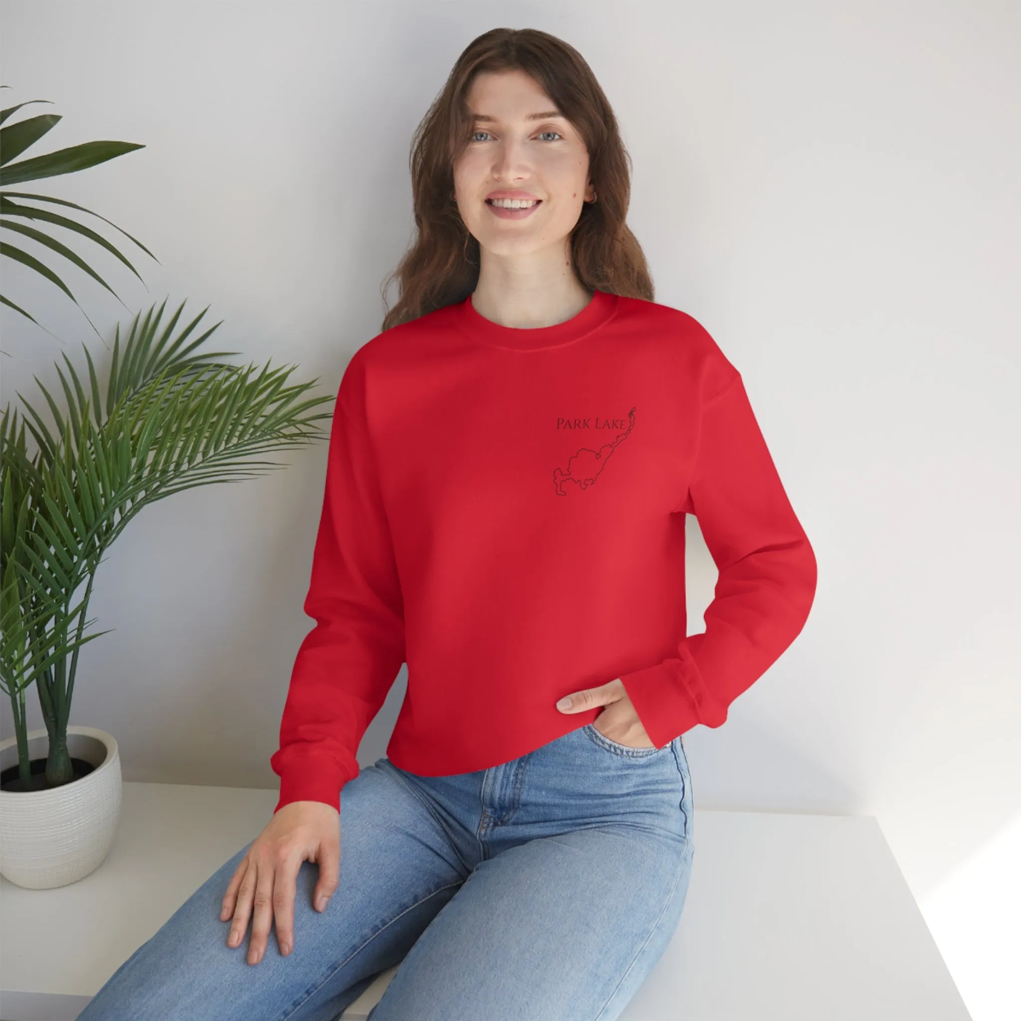 Park Lake Plain Unisex Heavy Blend™ Crewneck Sweatshirt