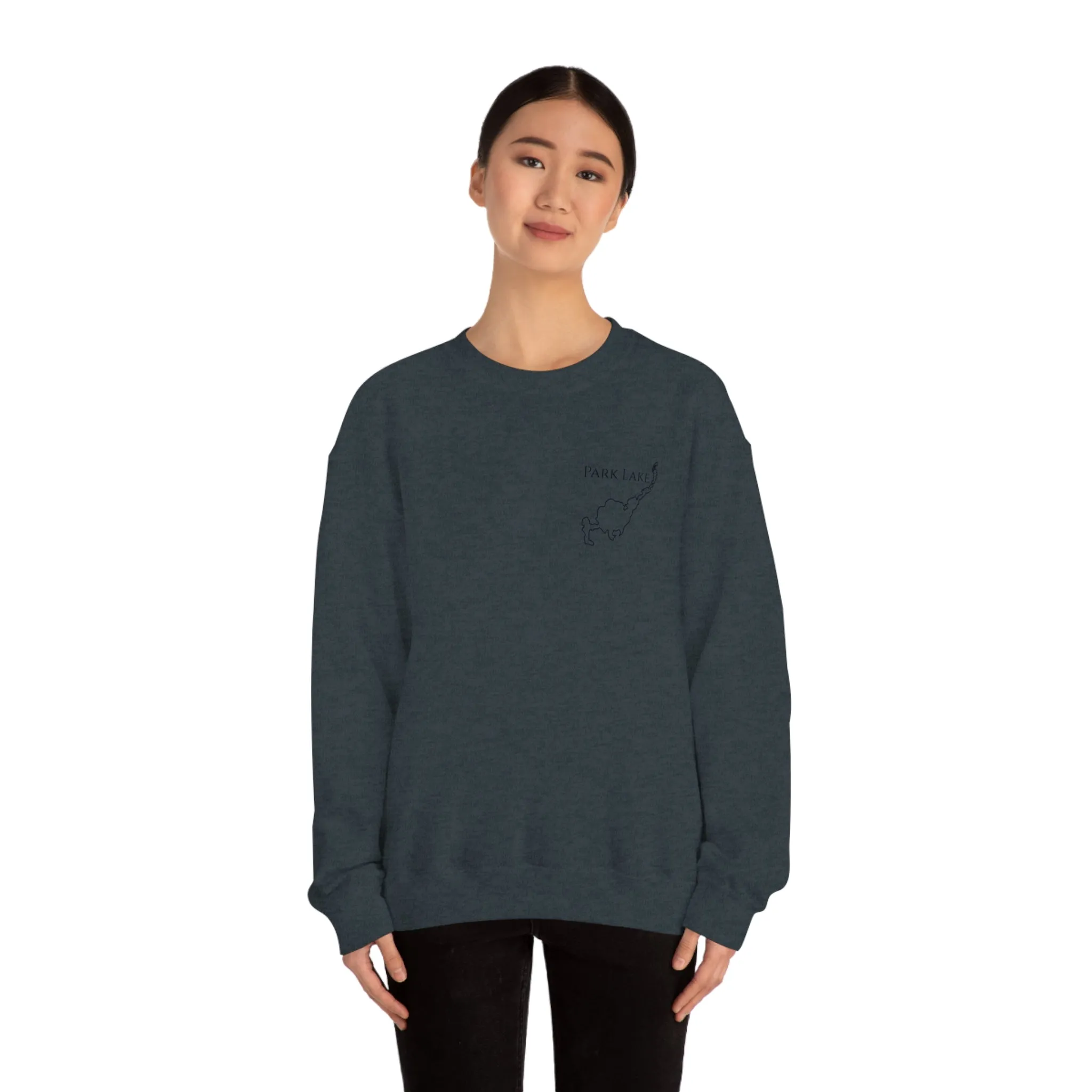 Park Lake Plain Unisex Heavy Blend™ Crewneck Sweatshirt