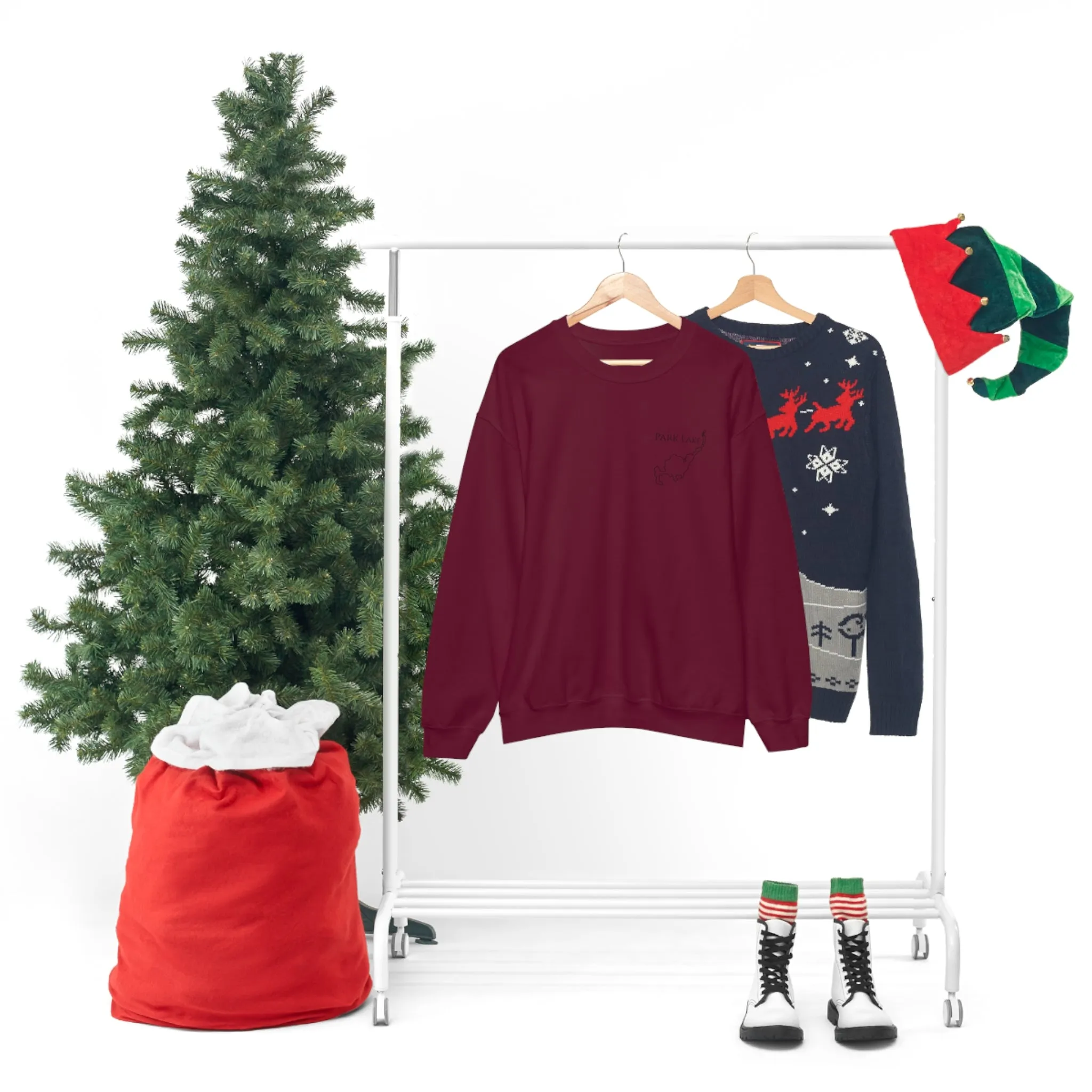 Park Lake Plain Unisex Heavy Blend™ Crewneck Sweatshirt