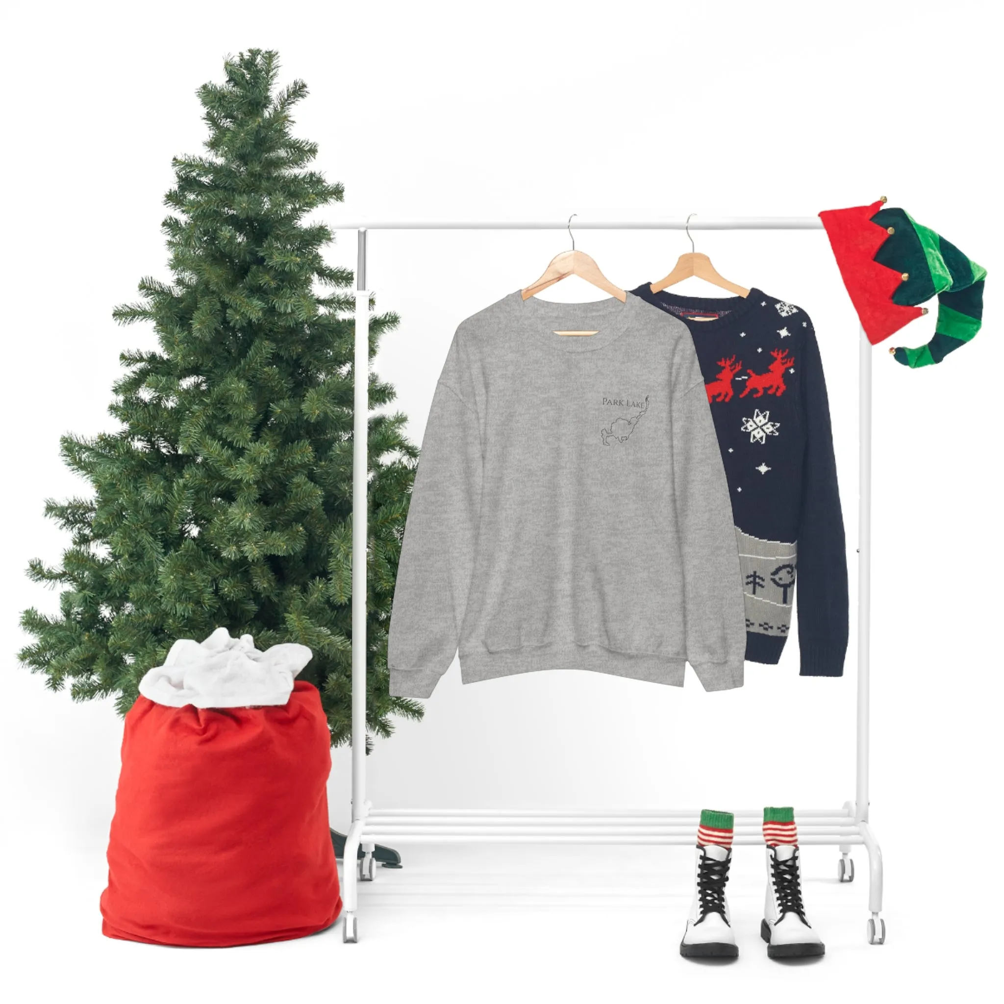 Park Lake Plain Unisex Heavy Blend™ Crewneck Sweatshirt