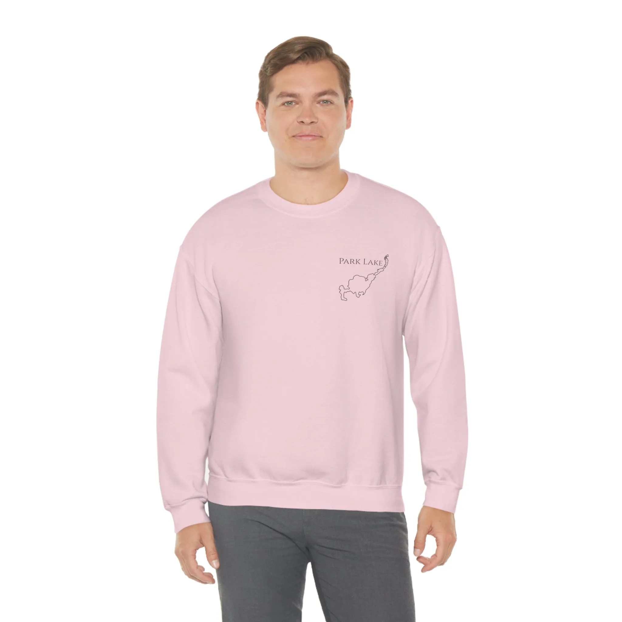 Park Lake Plain Unisex Heavy Blend™ Crewneck Sweatshirt