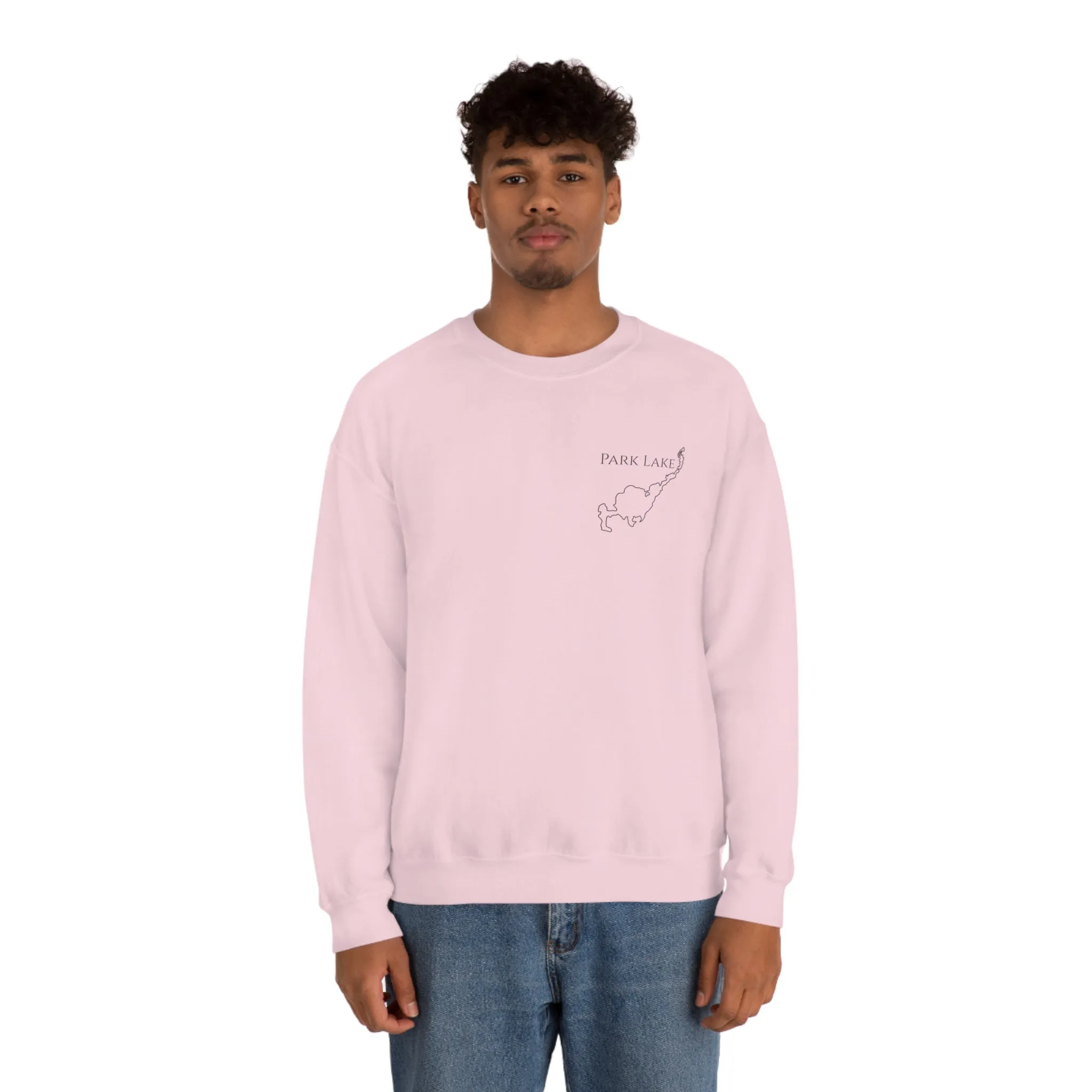 Park Lake Plain Unisex Heavy Blend™ Crewneck Sweatshirt