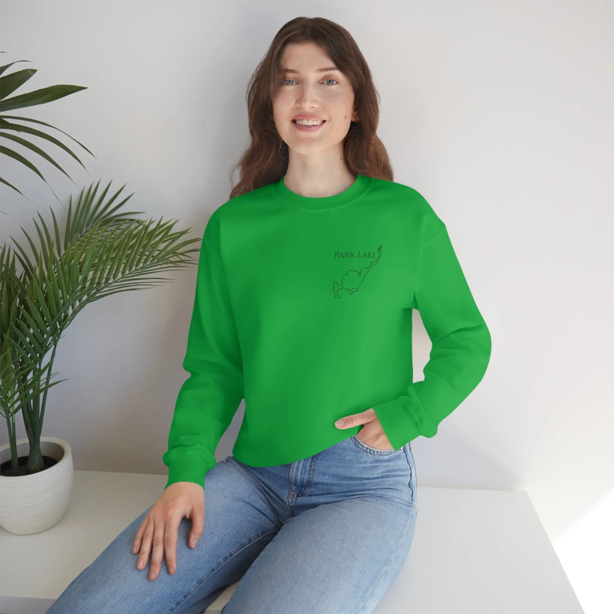 Park Lake Plain Unisex Heavy Blend™ Crewneck Sweatshirt