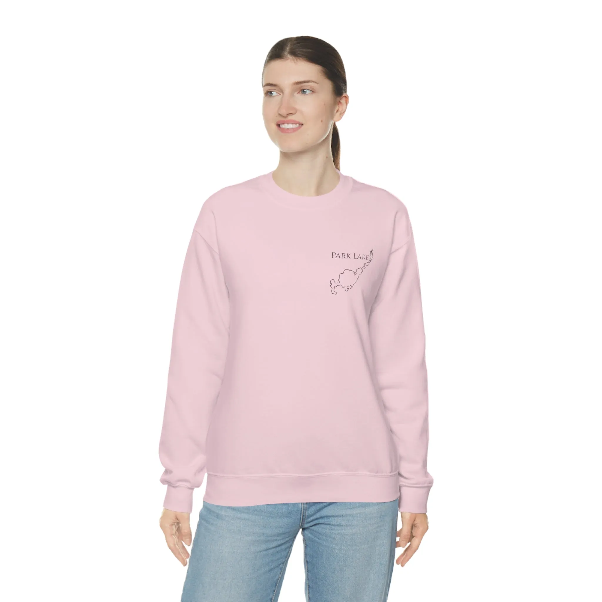 Park Lake Plain Unisex Heavy Blend™ Crewneck Sweatshirt