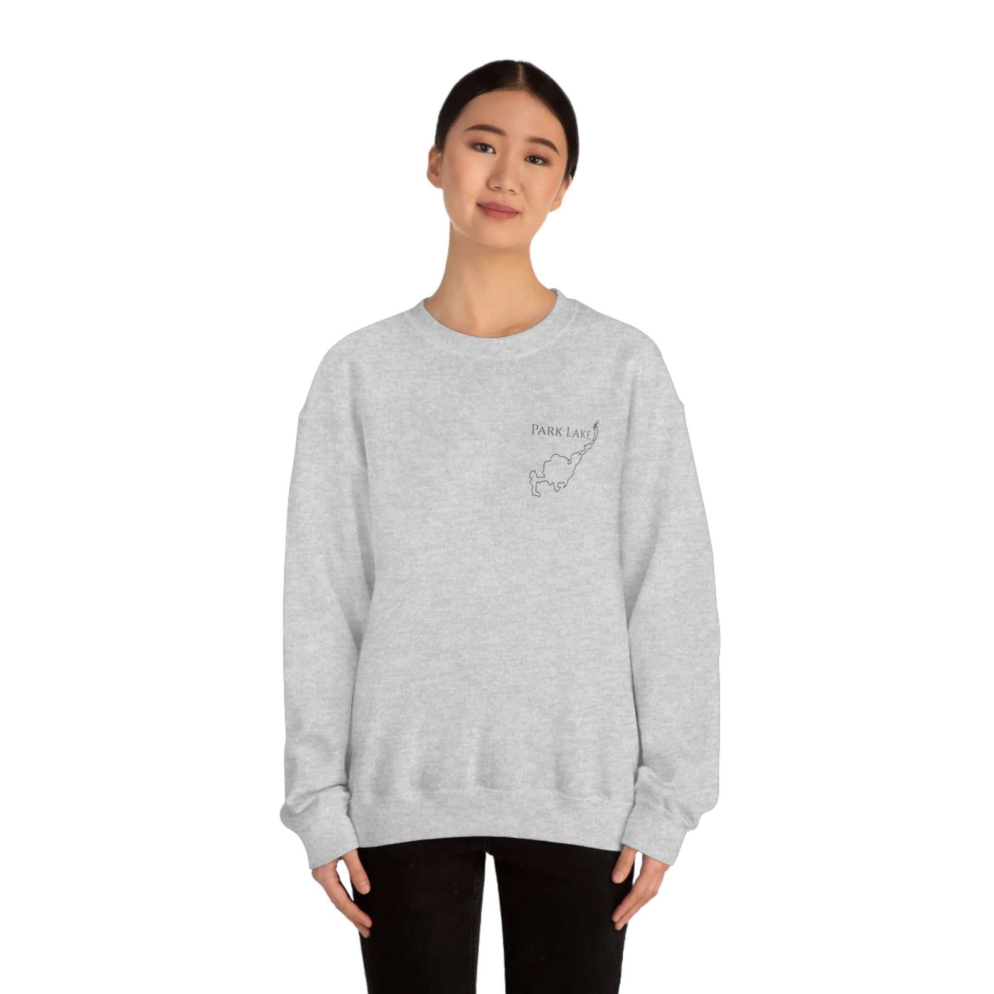 Park Lake Plain Unisex Heavy Blend™ Crewneck Sweatshirt