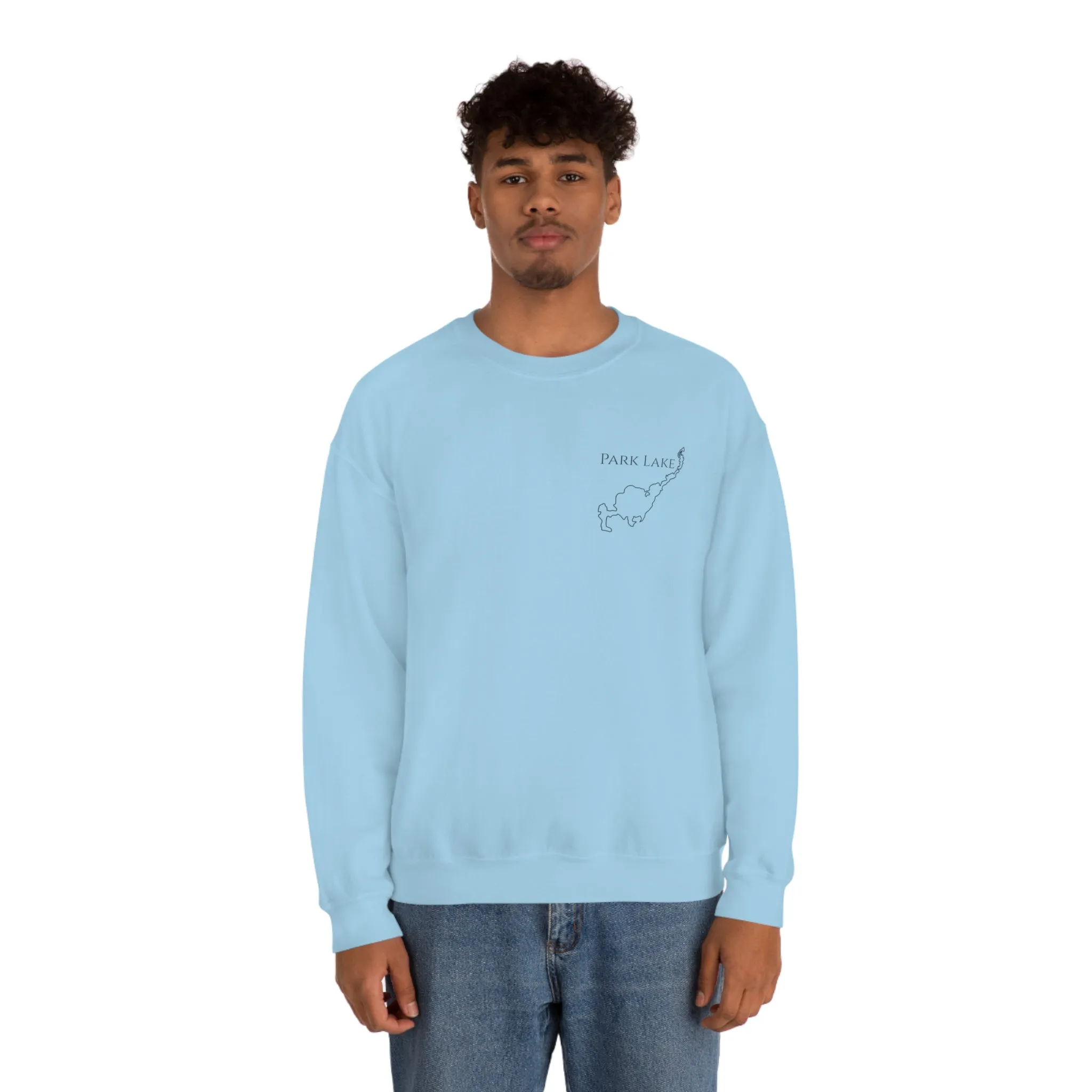 Park Lake Plain Unisex Heavy Blend™ Crewneck Sweatshirt