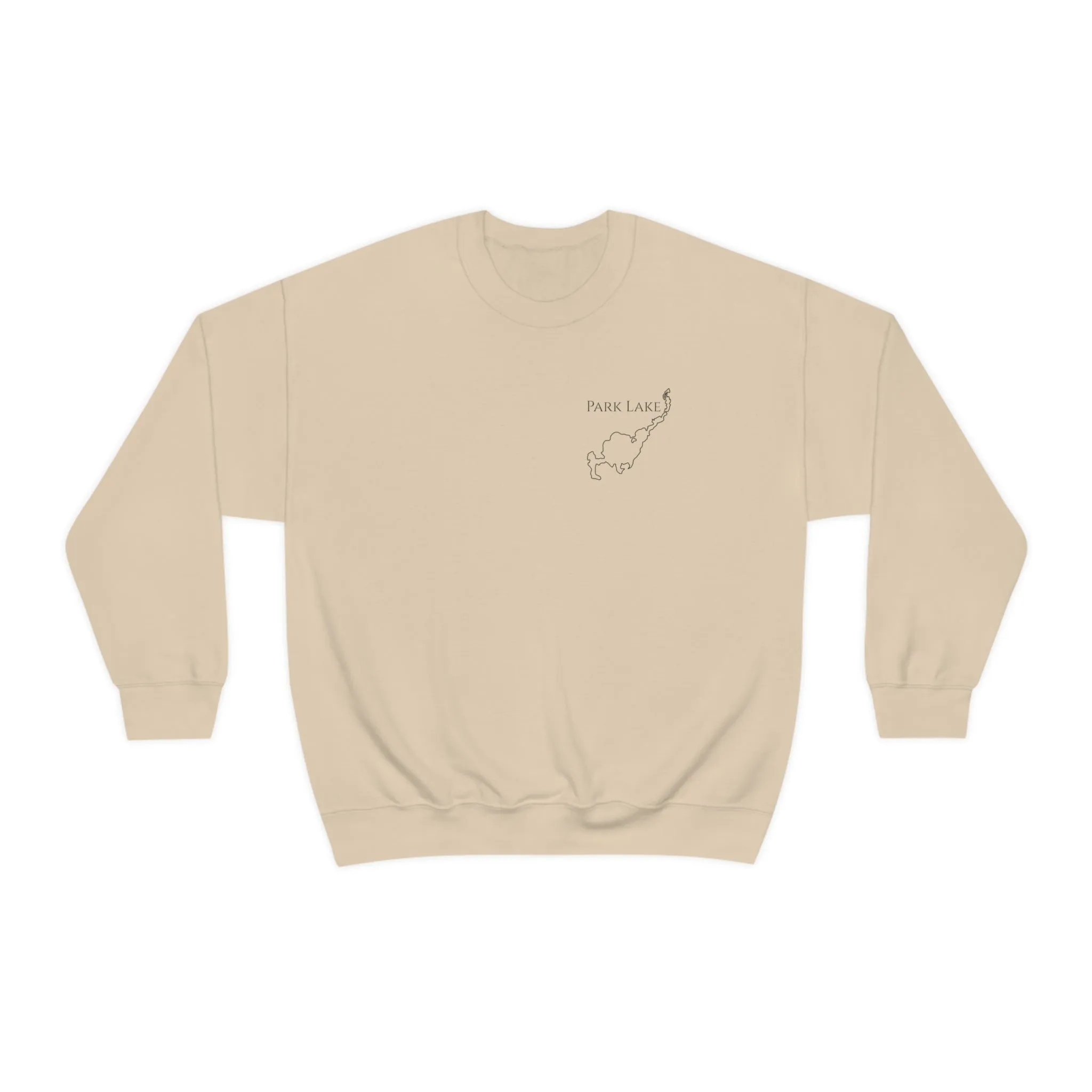 Park Lake Plain Unisex Heavy Blend™ Crewneck Sweatshirt