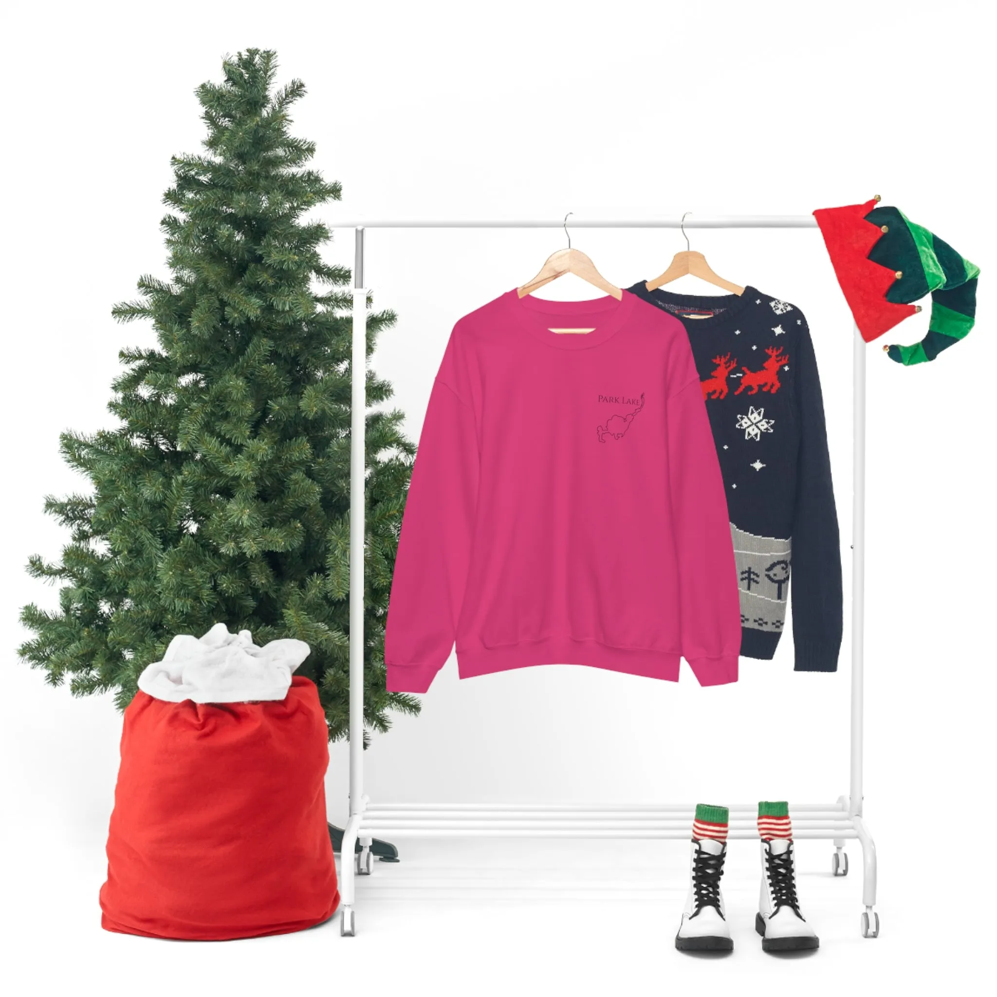 Park Lake Plain Unisex Heavy Blend™ Crewneck Sweatshirt