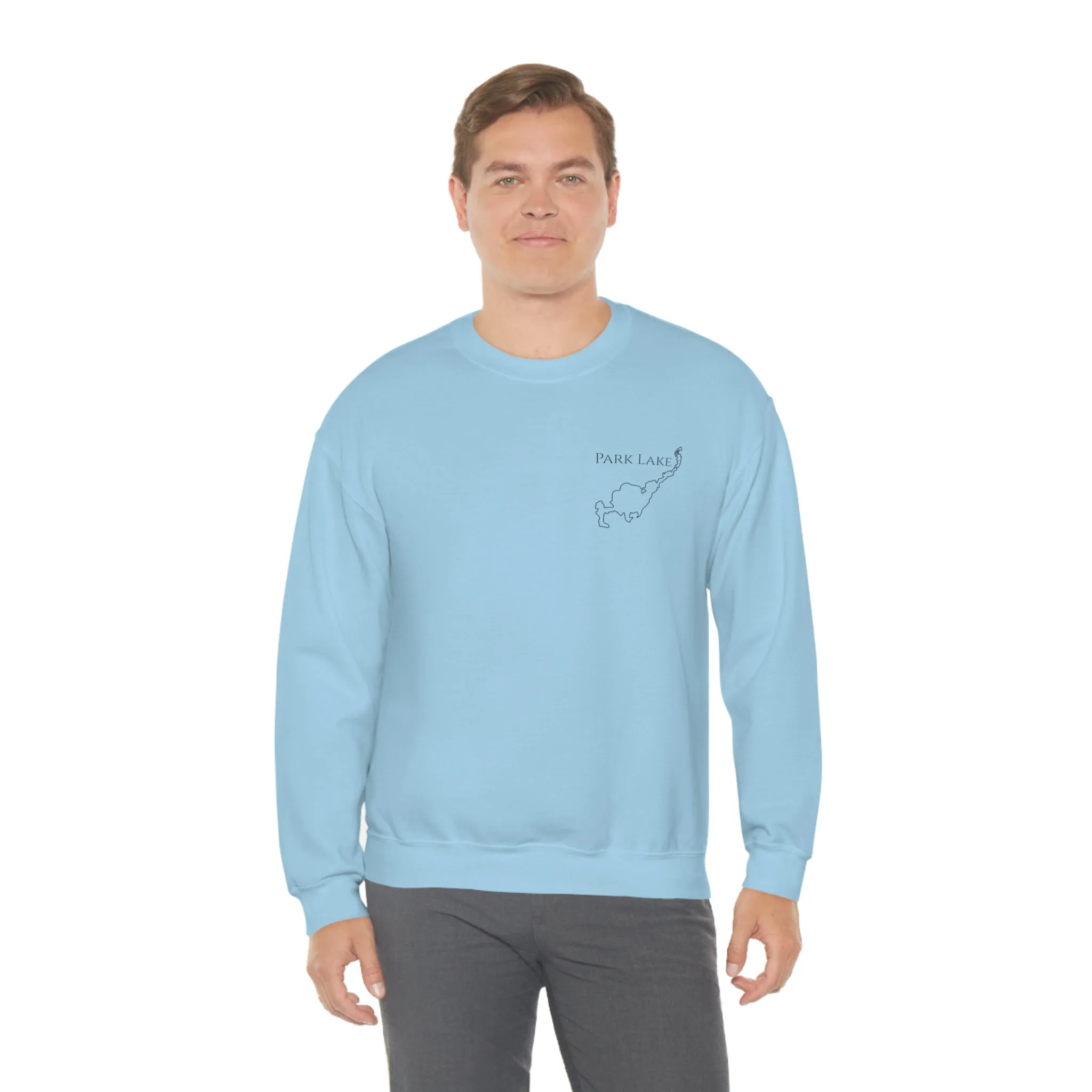 Park Lake Plain Unisex Heavy Blend™ Crewneck Sweatshirt