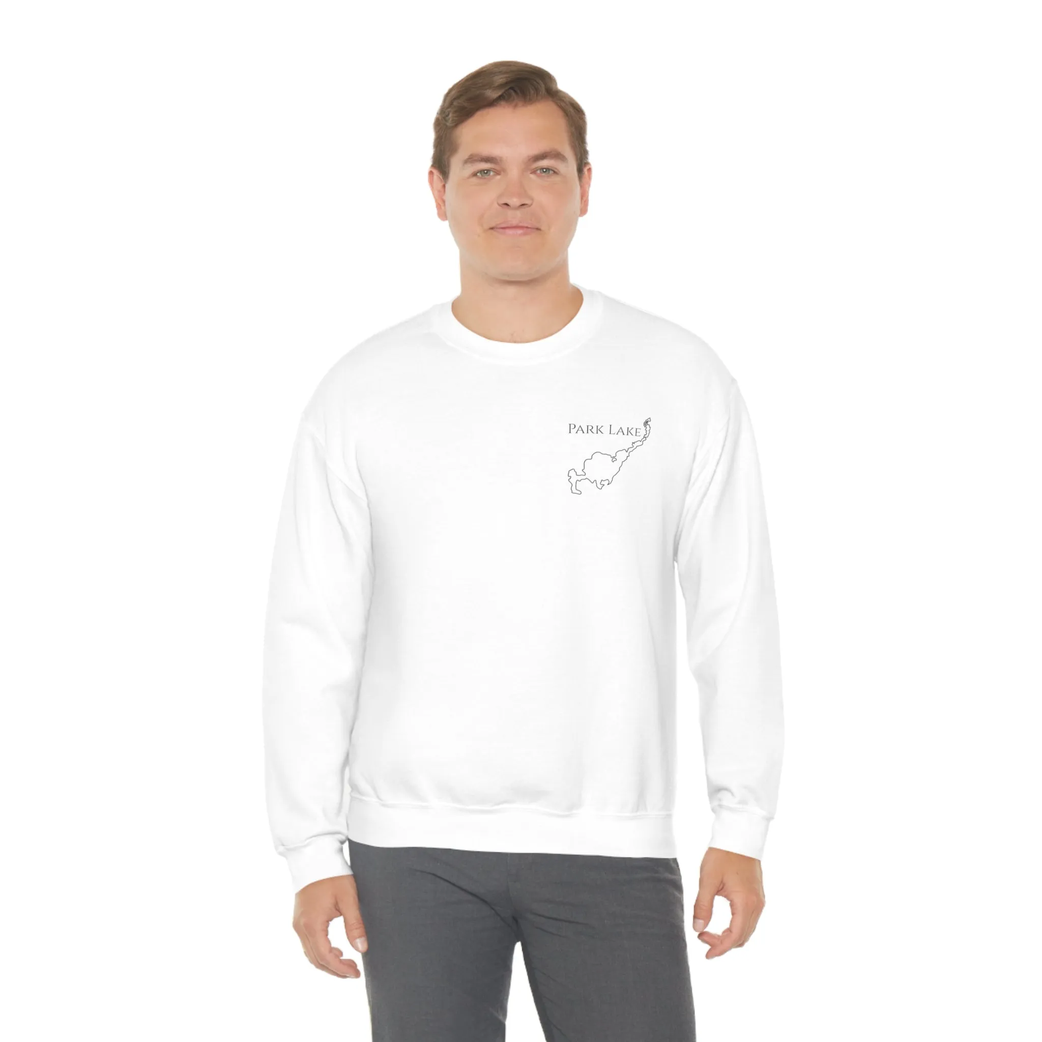 Park Lake Plain Unisex Heavy Blend™ Crewneck Sweatshirt