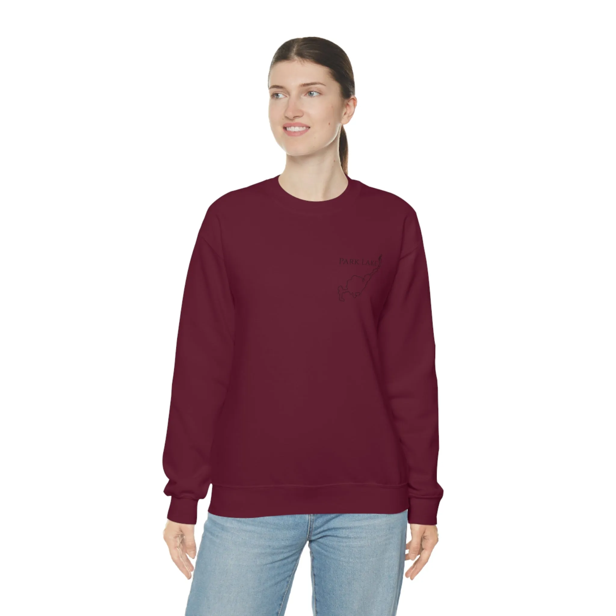 Park Lake Plain Unisex Heavy Blend™ Crewneck Sweatshirt