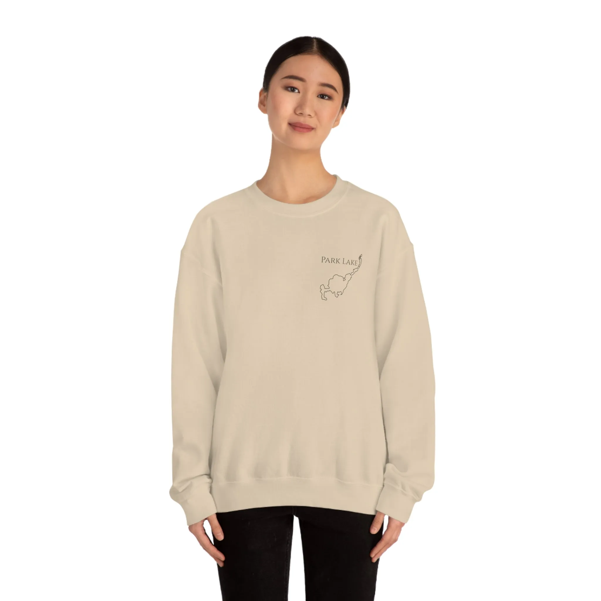 Park Lake Plain Unisex Heavy Blend™ Crewneck Sweatshirt