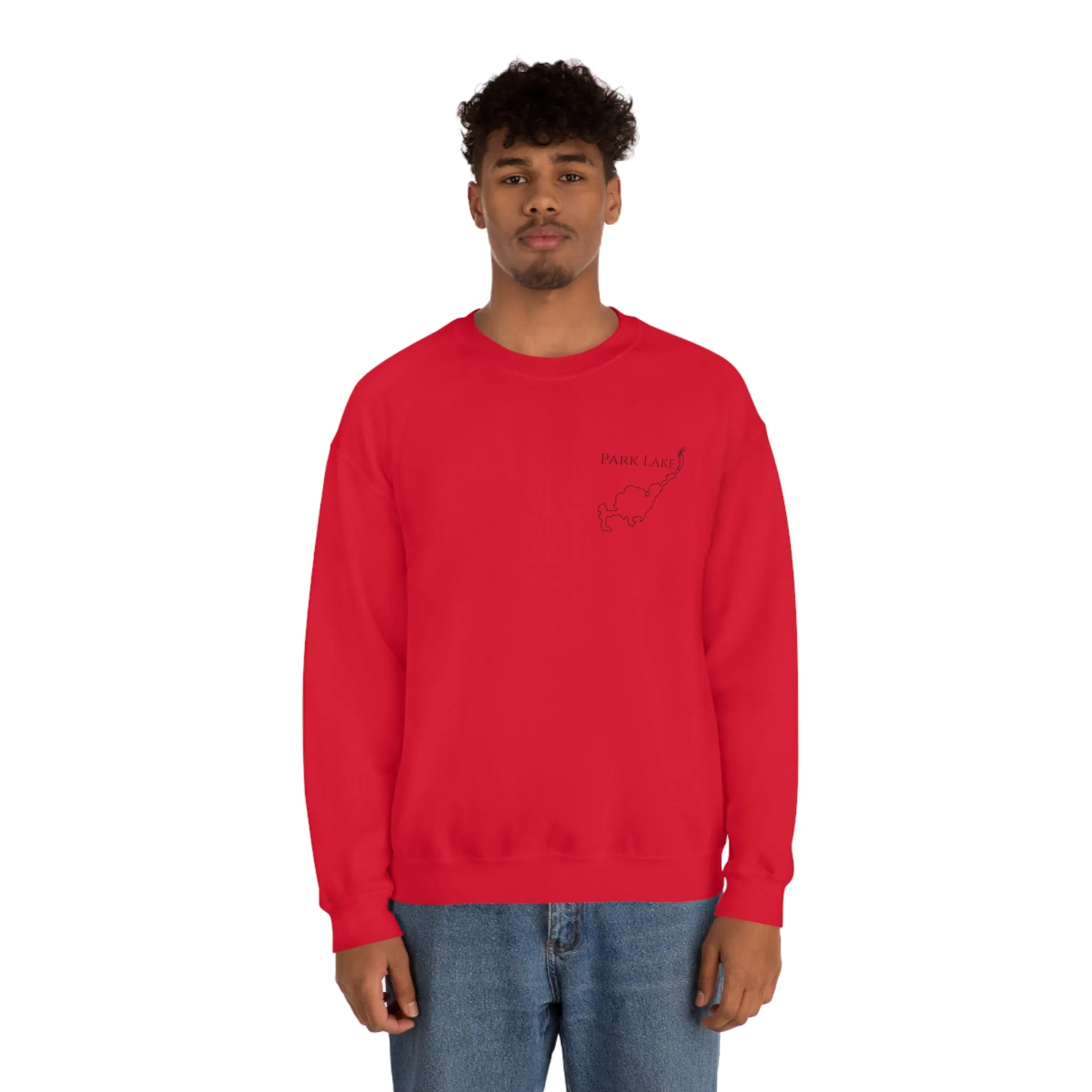 Park Lake Plain Unisex Heavy Blend™ Crewneck Sweatshirt