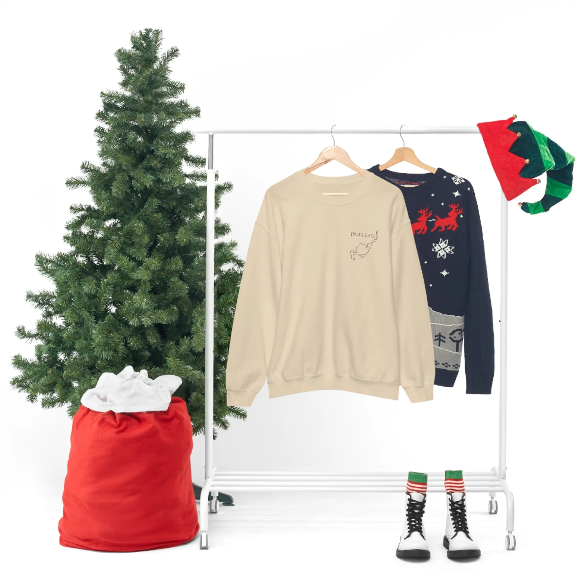 Park Lake Plain Unisex Heavy Blend™ Crewneck Sweatshirt