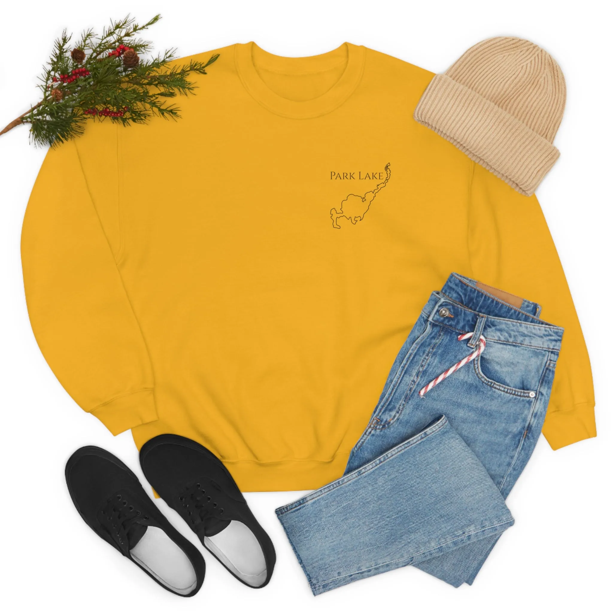 Park Lake Plain Unisex Heavy Blend™ Crewneck Sweatshirt