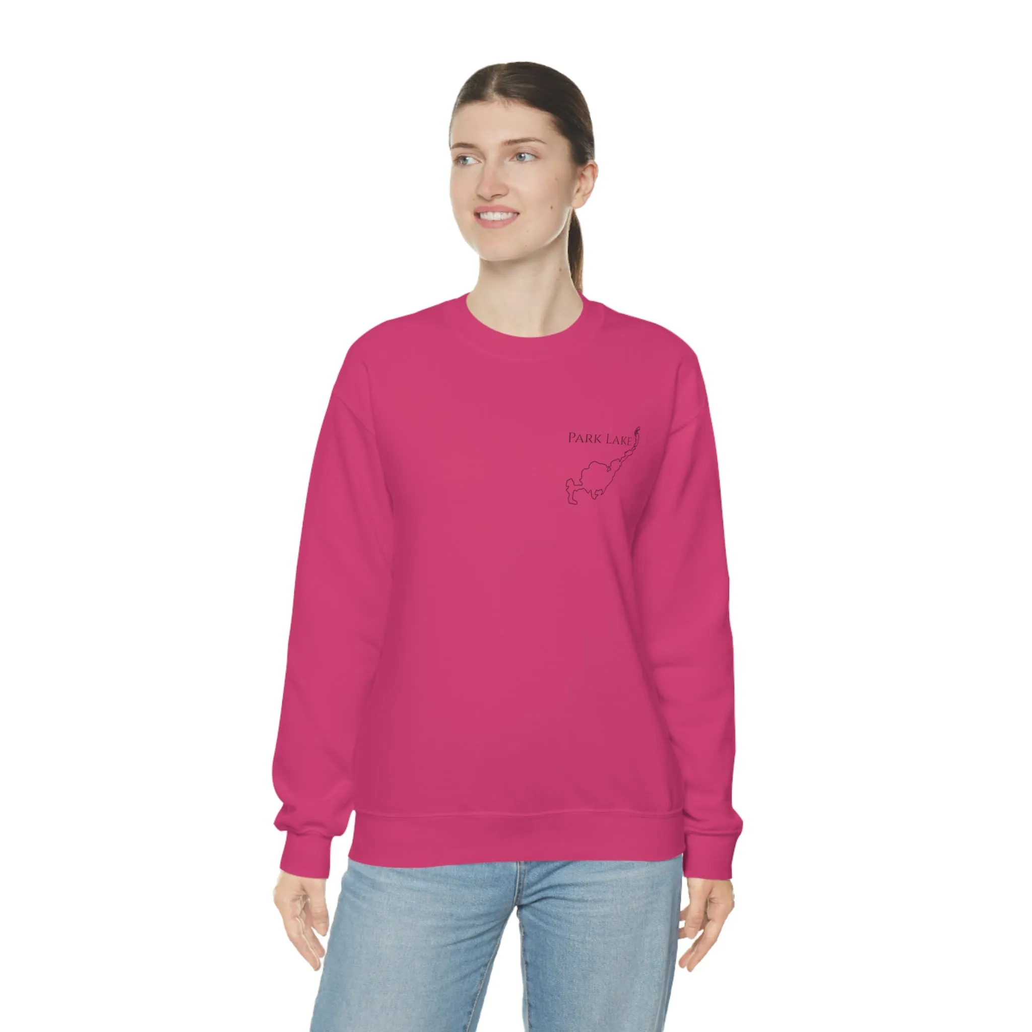 Park Lake Plain Unisex Heavy Blend™ Crewneck Sweatshirt